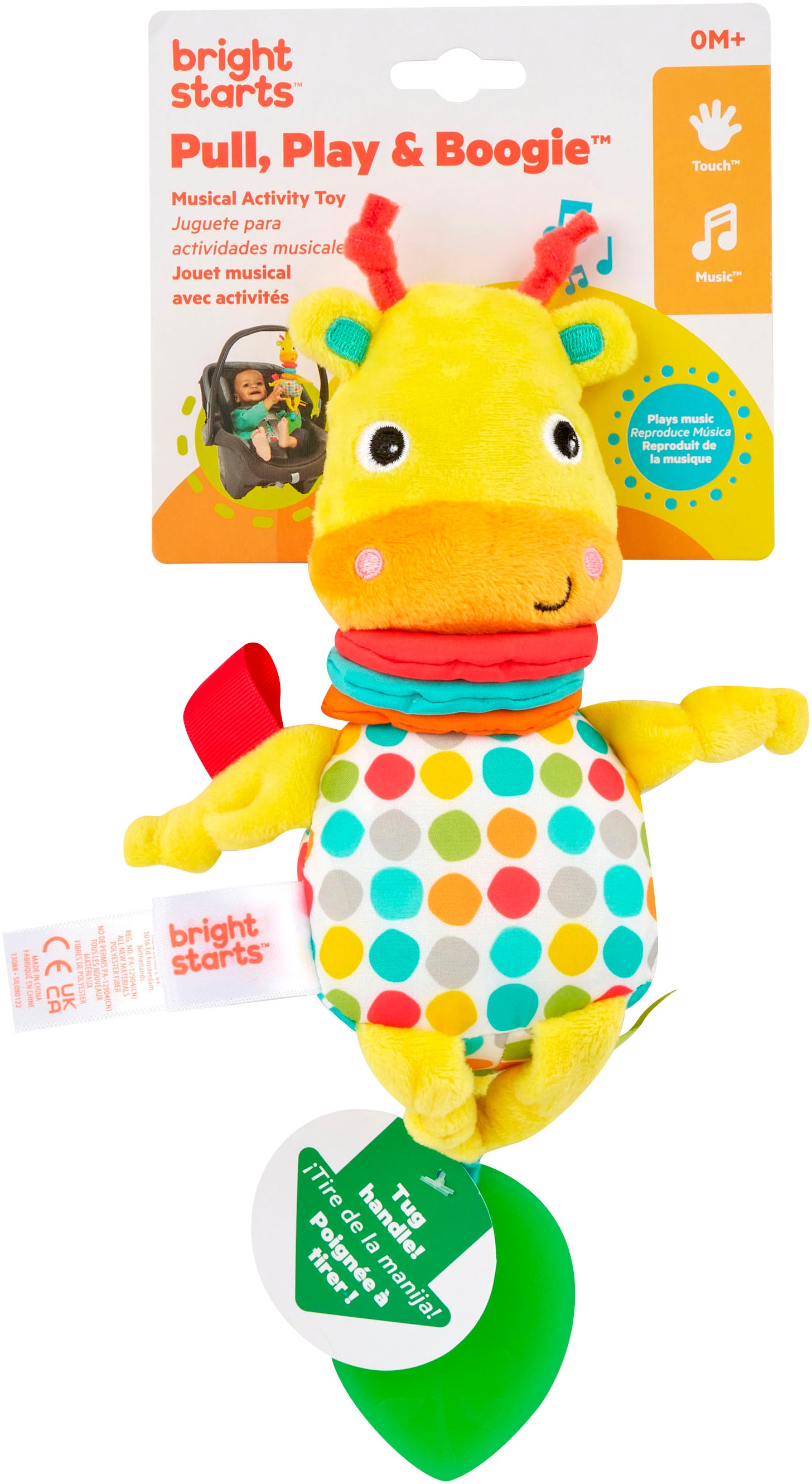 Bright Starts Lernspielzeug »Bright Starts Pull, Play & Boogie Musical Activity Toy«, mit Sound