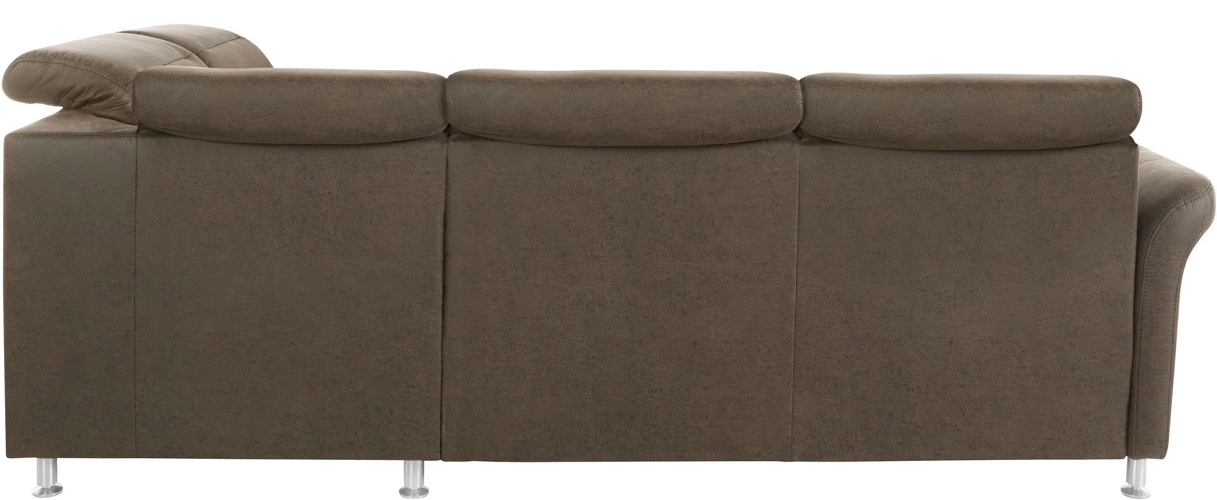 sit&more Ecksofa »Darwin L-Form«, inklusive Federkern, wahlweise mit Kopfteilverstellung, Bettfunktion