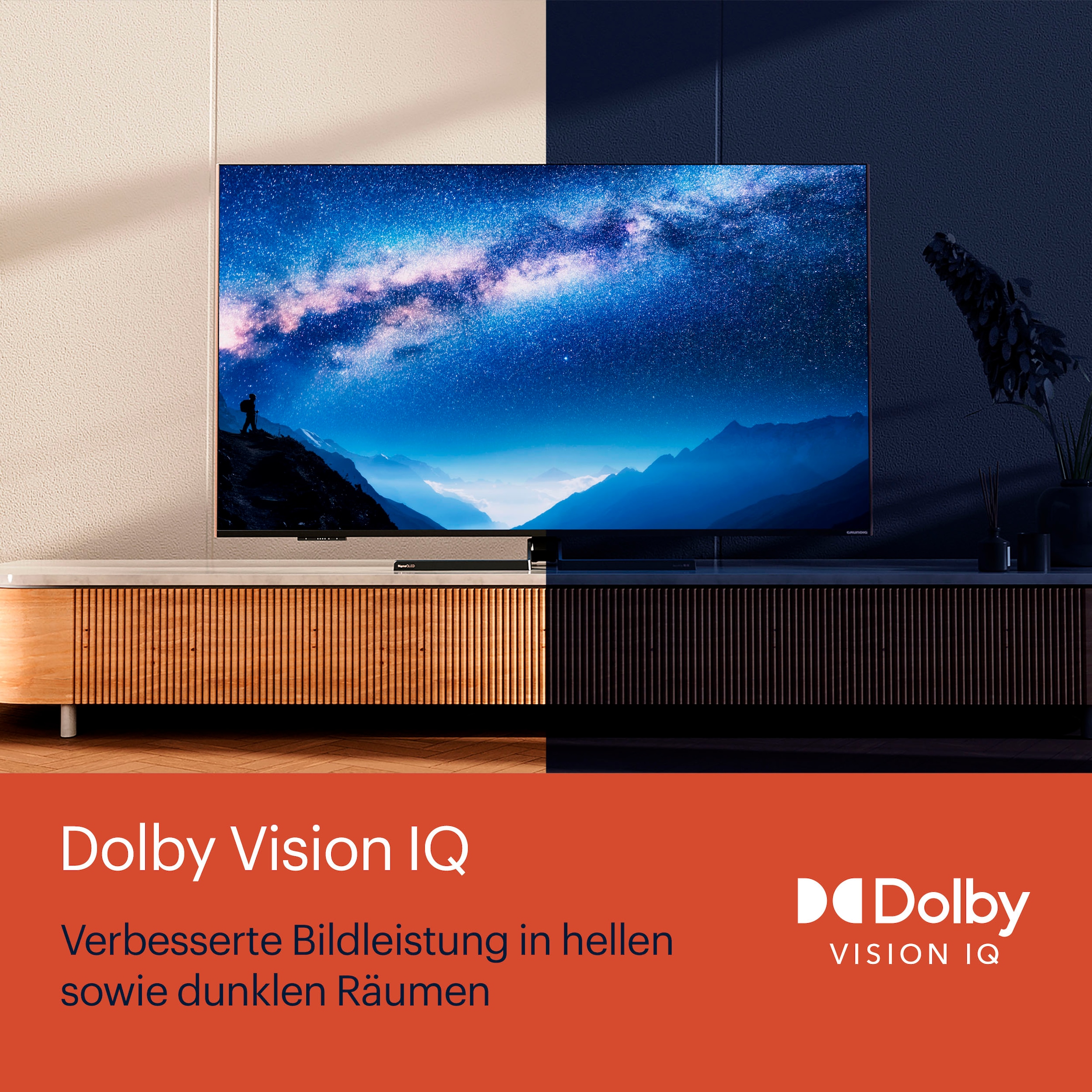 Grundig QLED-Fernseher »55 VOE 85 Q Pro«, 4K Ultra HD, Google TV
