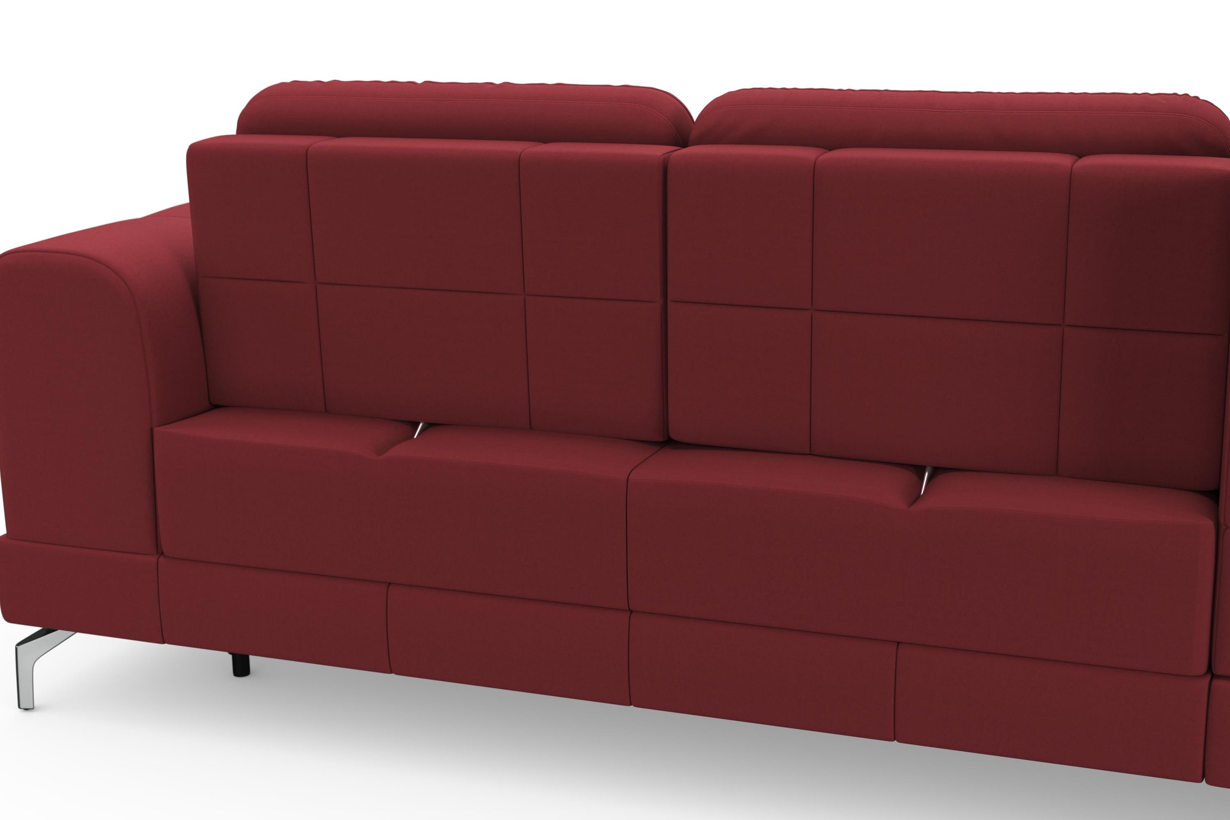 sit&more Ecksofa »Bendigo L-Form«, inklusive Sitztiefenverstellung, Bodenfreiheit 12 cm, in 2 Fußfarben