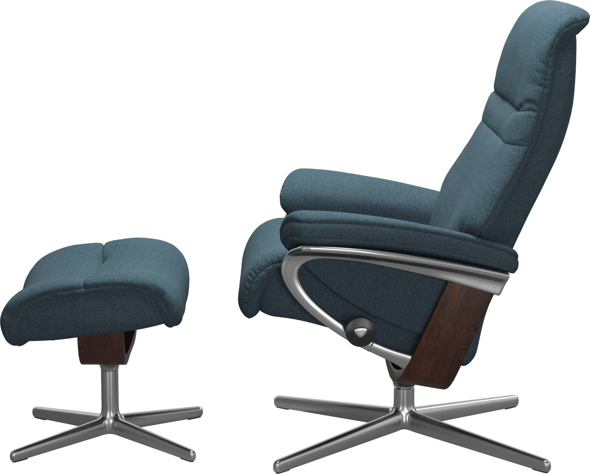 Stressless® Relaxsessel »Sunrise«, mit Cross Base, Größe S, M & L, Holzakzent Braun