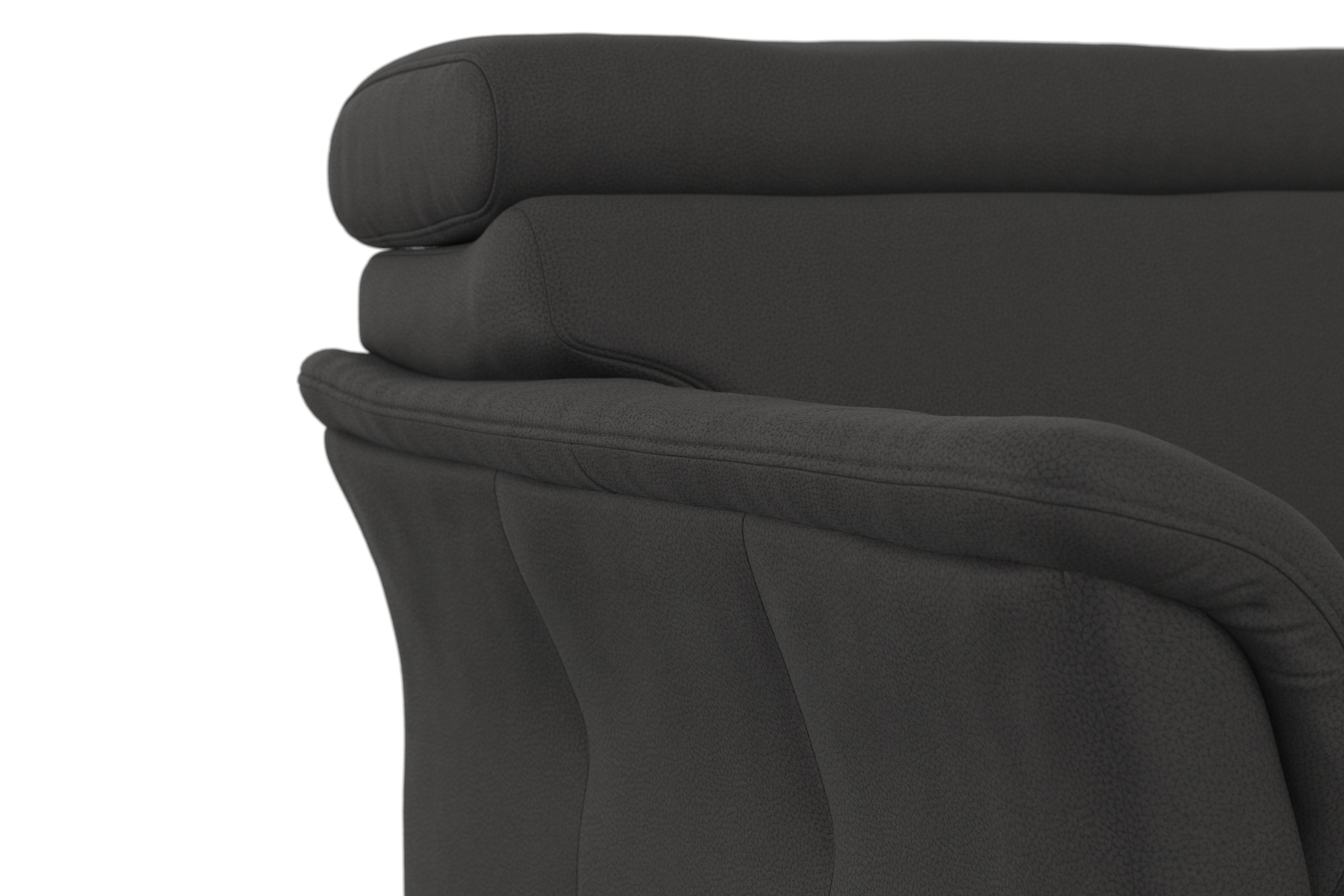 sit&more Ecksofa »Marano L-Form«, inklusive Kopfteilverstellung, wahlweise mit Bettfunktion, Bettkasten