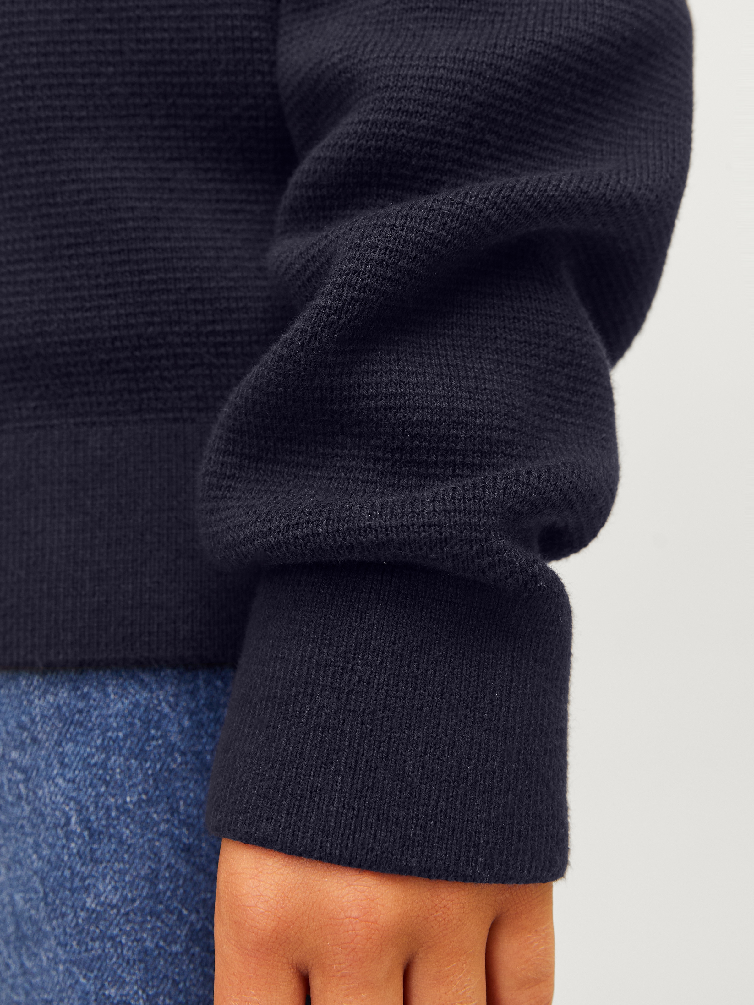 Jack & Jones Junior Rundhalspullover »JPRBLAMILANO STITCH KNIT CREW NECK JNR« Baumwolle, relaxed fit