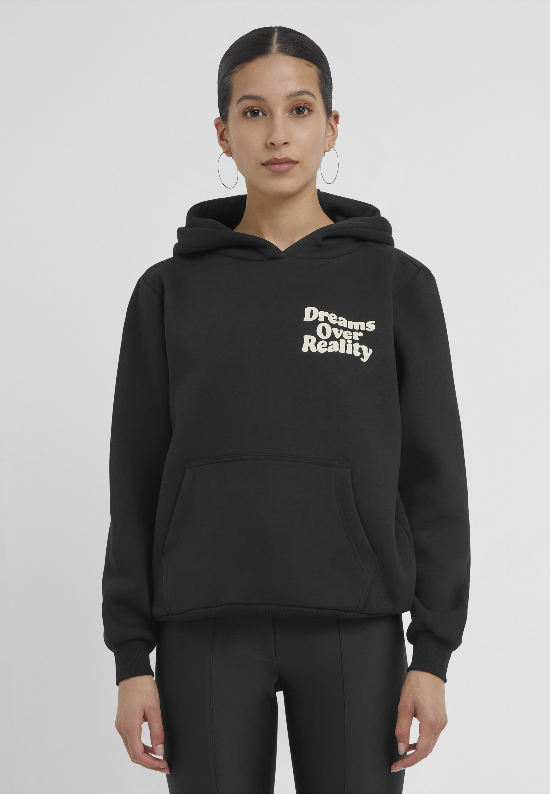 Miss Tee Kapuzensweatshirt »Miss Tee Dreams Over Reality Ladies Fluffy Hoody«
