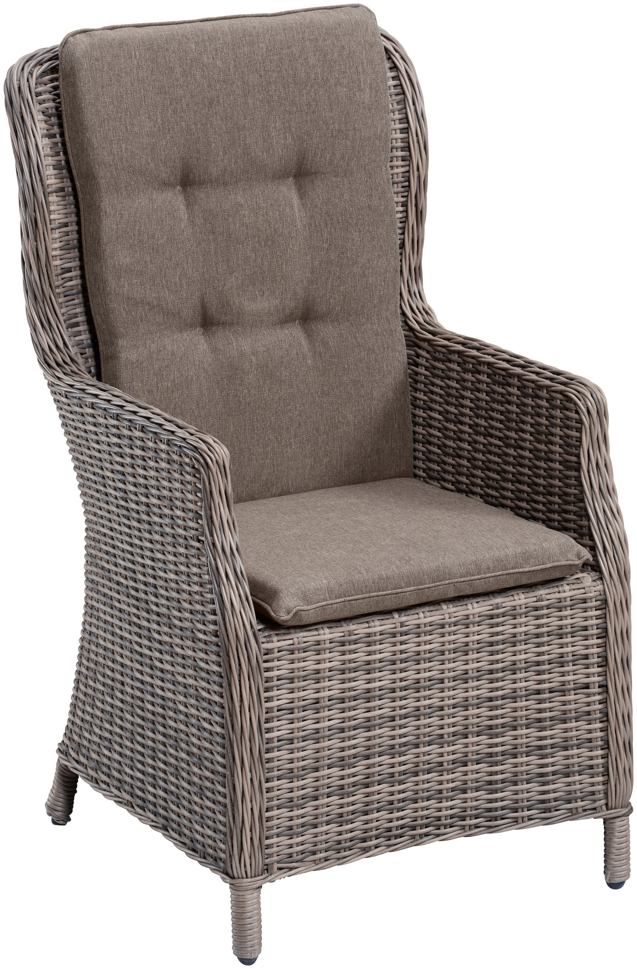 MERXX Gartenstuhl »Riviera« (Set) 2 Stk. 2er Set, Polyrattan, Stahl günstig online kaufen