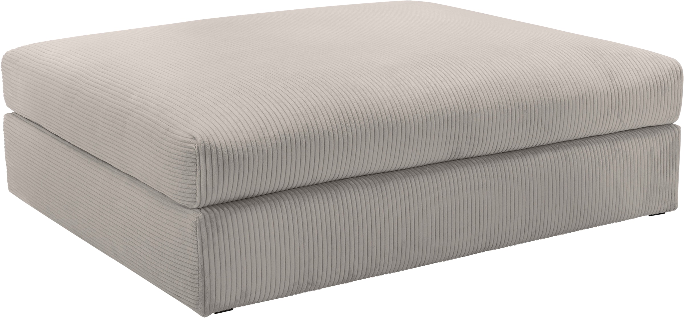 Home affaire Polsterhocker »Soft&Cosy XXL, B: 125 cm« Mega-Hocker, in Cord günstig online kaufen