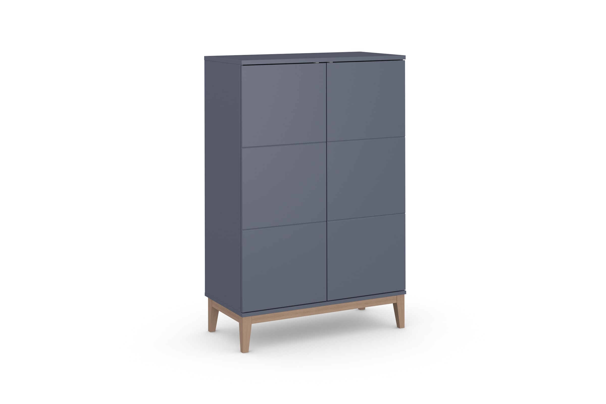 andas Highboard »Maryd«, (1 St.), Hochkommode mit Untergestell in Holzoptik