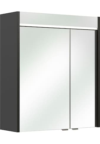 Spiegelschrank »Quickset 327 Badschrank, 2 Spiegeltüren, 2 Einlegeböden, 60 cm breit«