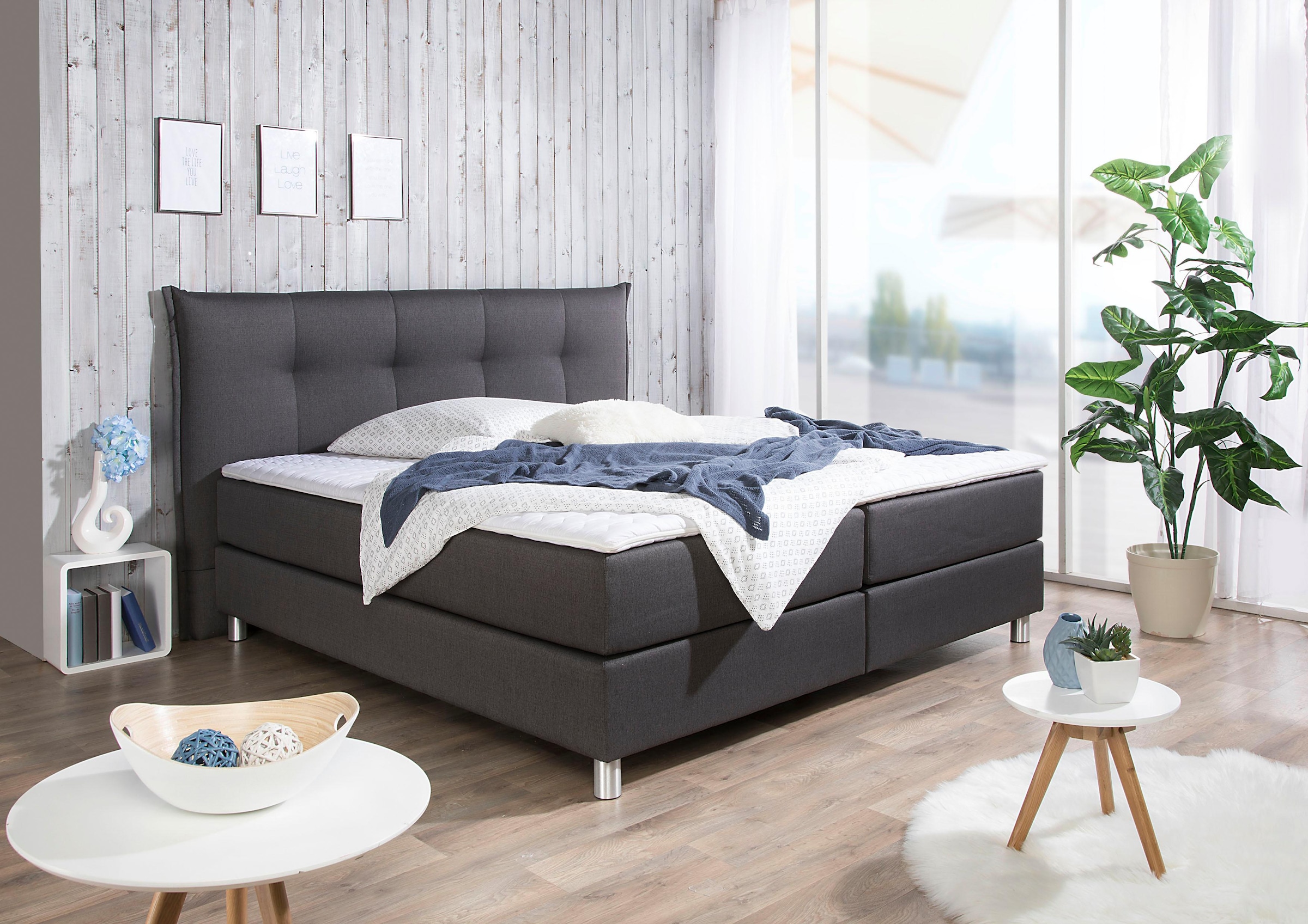 Maintal Boxspringbett, inkl. Kaltschaum-Topper, in H2 bis H4 lieferbar günstig online kaufen