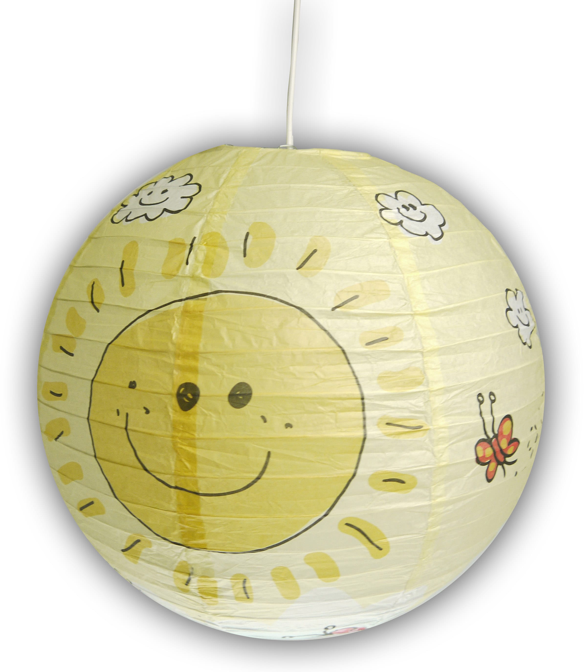 niermann Hängeleuchte »Sunny« E27 1 Stk. Papier-Pendelleuchte Sunny günstig online kaufen
