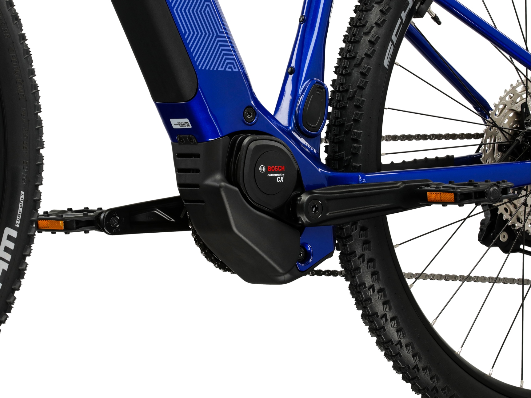 Kross »Influx Hybrid 4.0 21,3Ah / 800 Wh 29 Zoll blau 12 Gänge 2026« 12 Gang Shimano DEORE M6100 Schaltwerk Kettenschaltung Mittelmotor 250 W