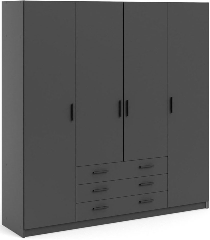 INOSIGN Kleiderschrank »Sprint Drehtürenschrank, Aufbewahrung Kasten Schrank Stauraum«, Breite 98,5/147 oder 195,5 cm, je mit Einlegeböden und Kleiderstange