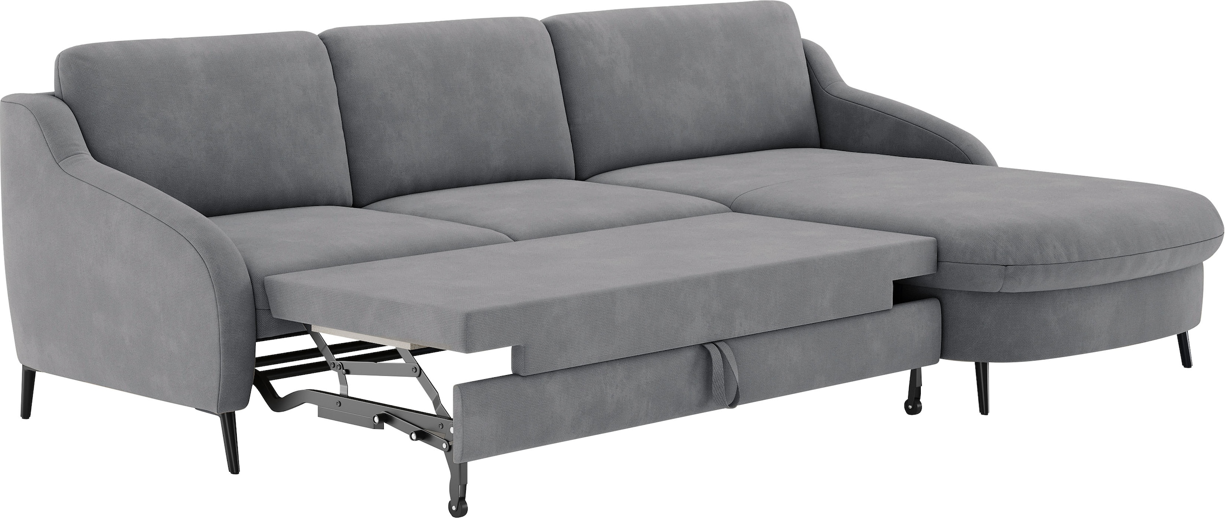 sit&more Ecksofa »Soul L-Form«, wahlweise mit Bettfunktion und Bettkasten oder Schubkasten