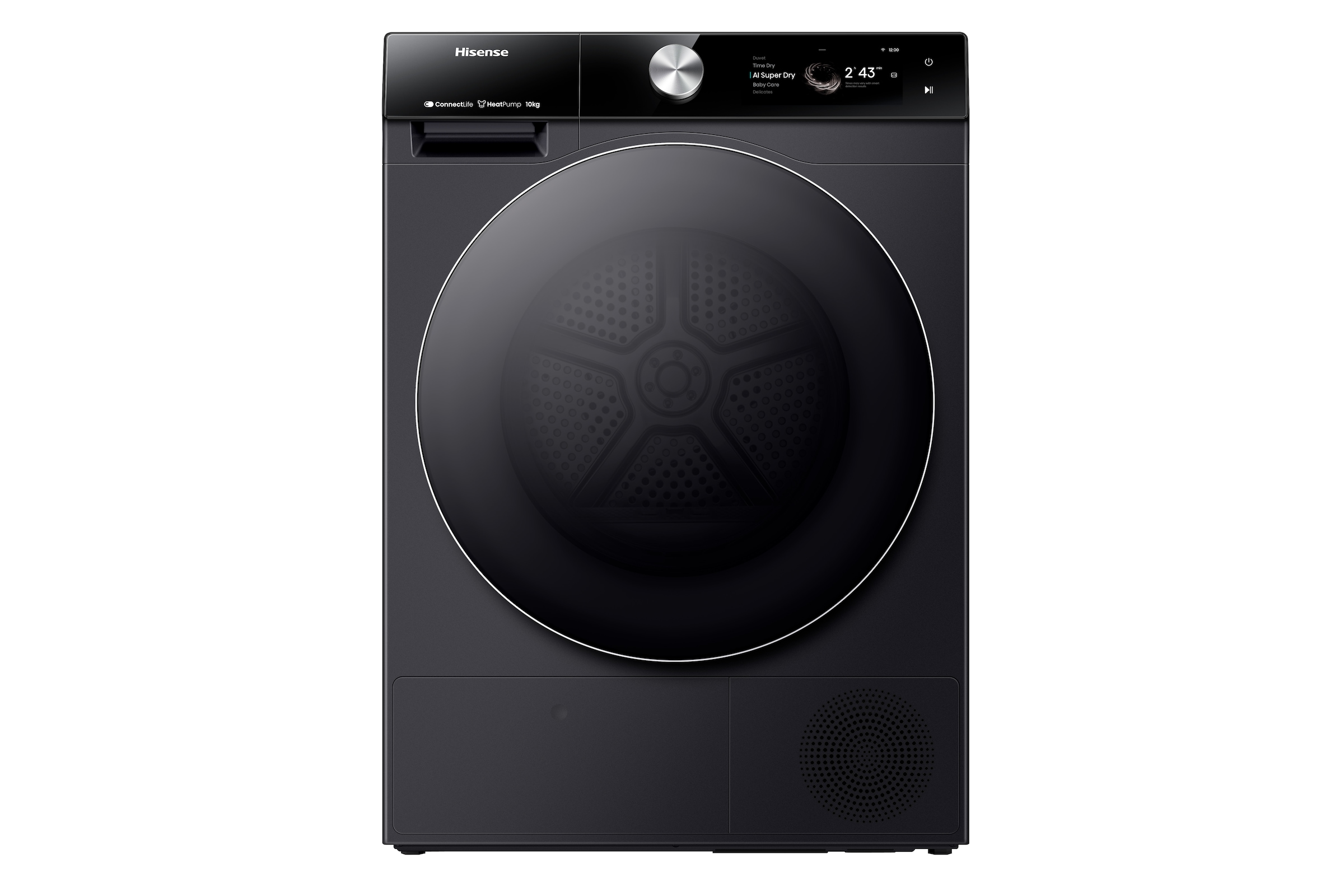 Hisense Wärmepumpentrockner »DH7S107BW«, Dynamisches TFT-Touch-Display