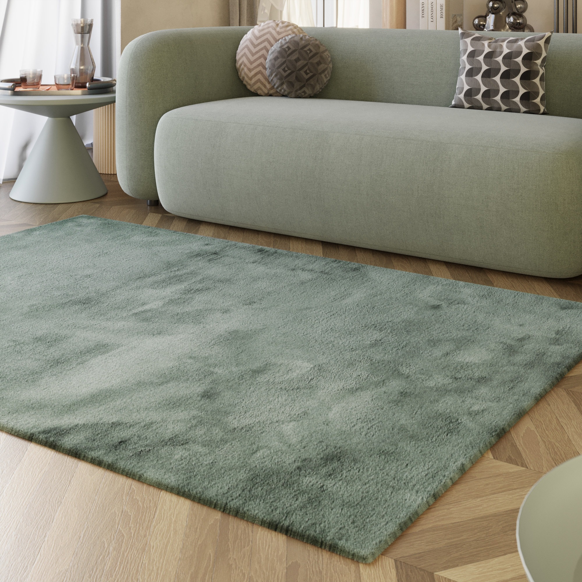 Esprit Hochflor-Teppich »Alice ESP-4377, Kunstfell«, rechteckig, 25 mm Höhe günstig online kaufen