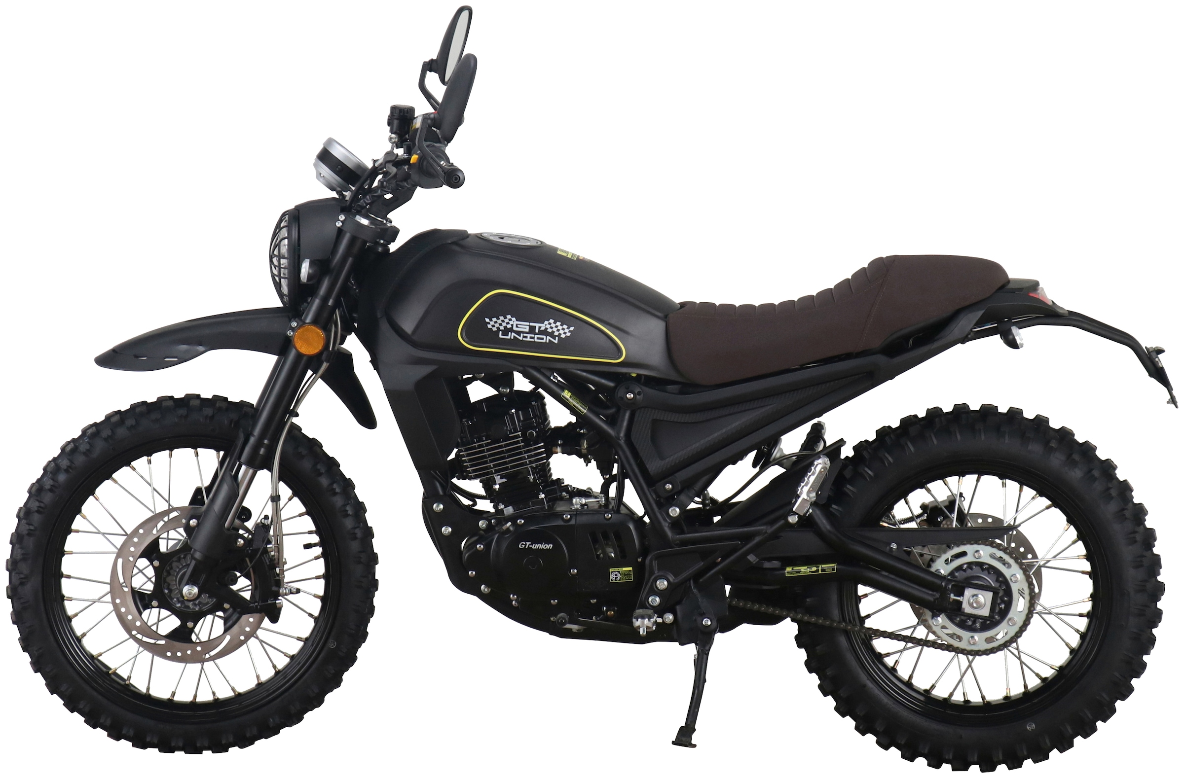 GT UNION Motorrad »Dakar 125«, 5, 95 cm³, km/h, Euro 125 PS, online kaufen 11 mattschwarz