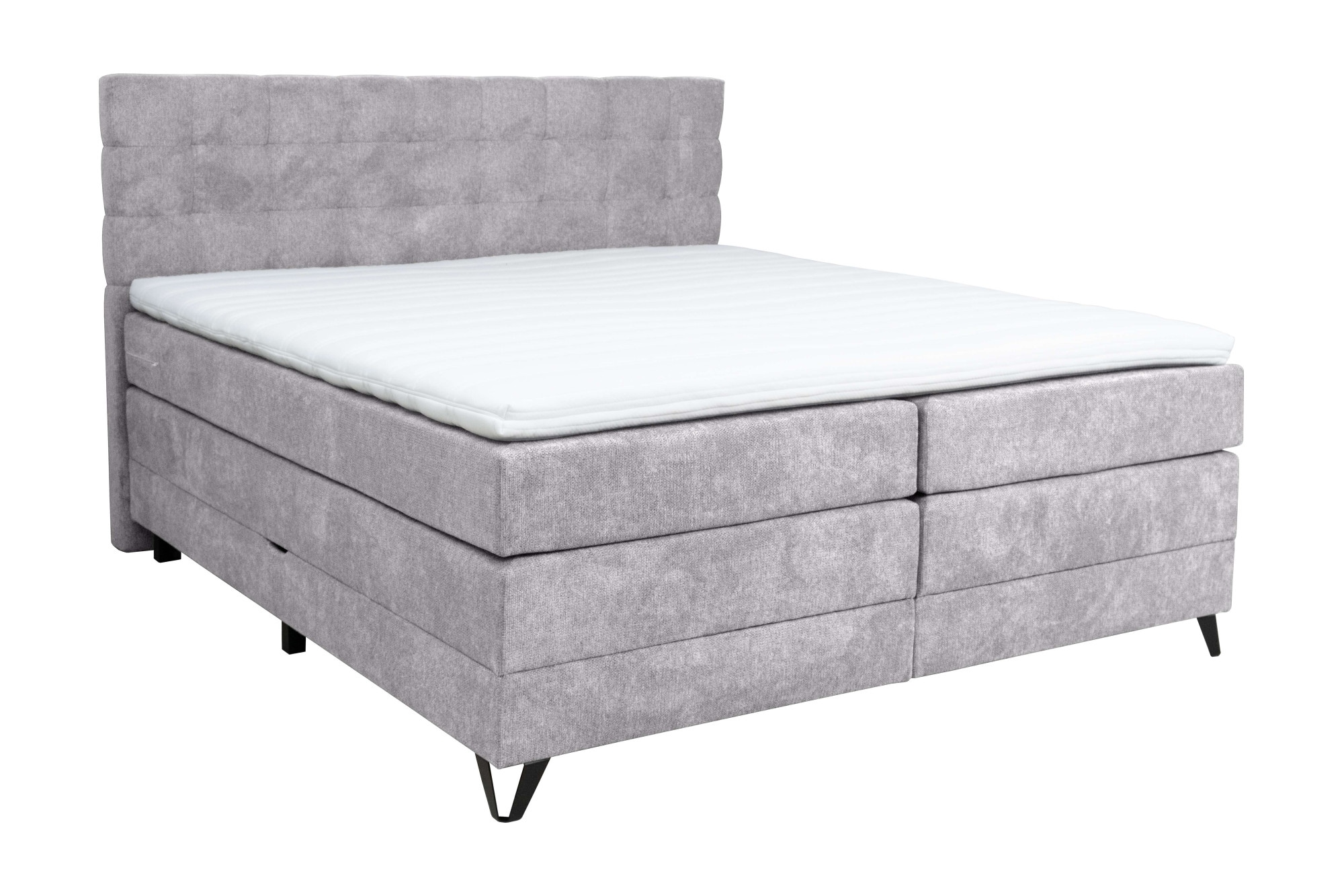 Home affaire Boxspringbett »Ilona, Doppelbett, Polsterbett, Federkernbett, Komforbett, 160, 180 cm« inkl. Topper, zwei Bettkästen, Taschen-Federkernmatratze, Härtegrad 3