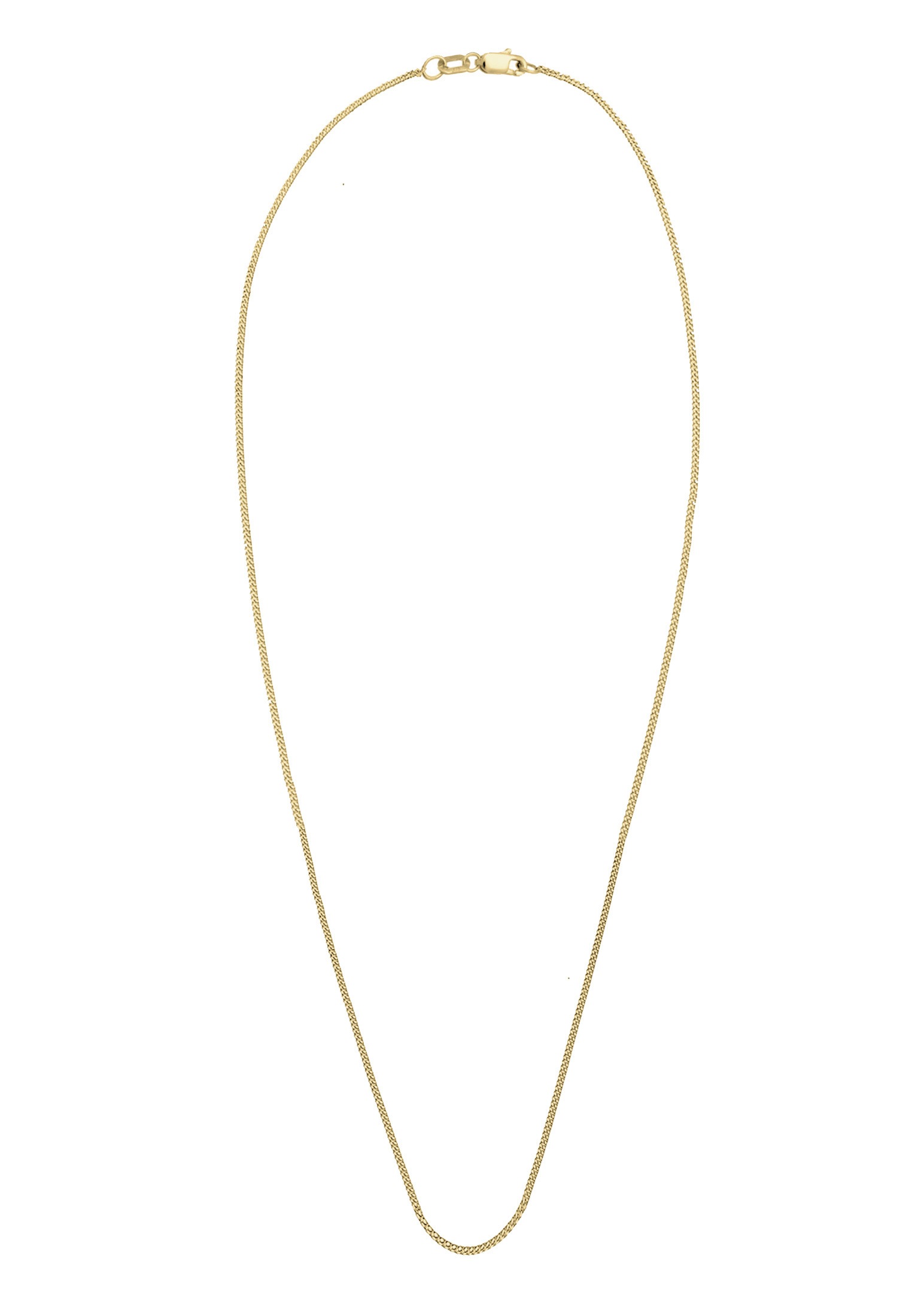 Elli Premium Kette ohne Anhänger »Basic Panzerkette Klassisch Elegant 375 Gelbgold«
