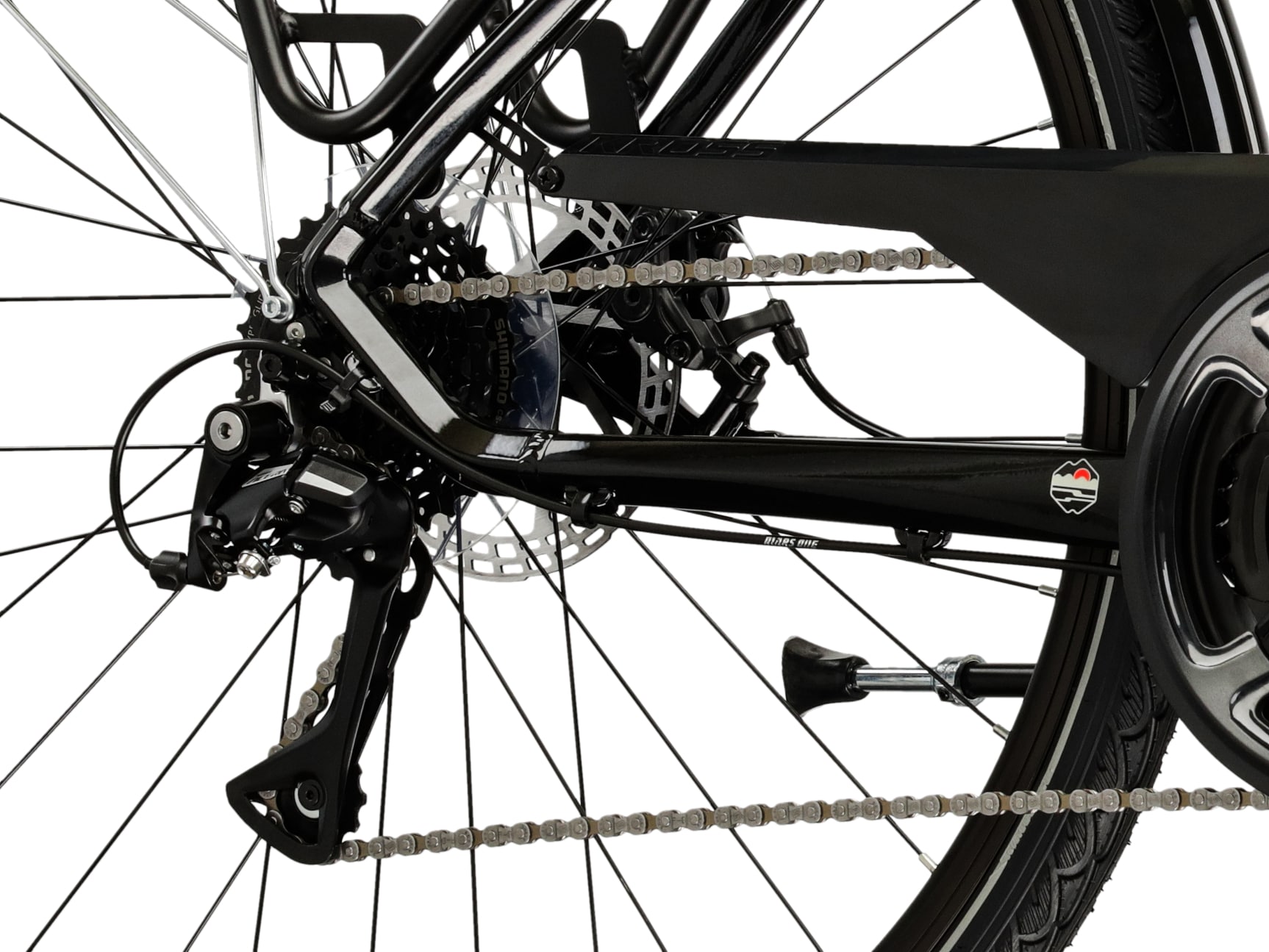 Kross Trekkingrad »Herren-Trekkingrad 28" Trans 3.0 Schwarz 24 Gänge Kollektion 2026« 24 Gang Shimano ACERA M3020 Schaltwerk Kettenschaltung