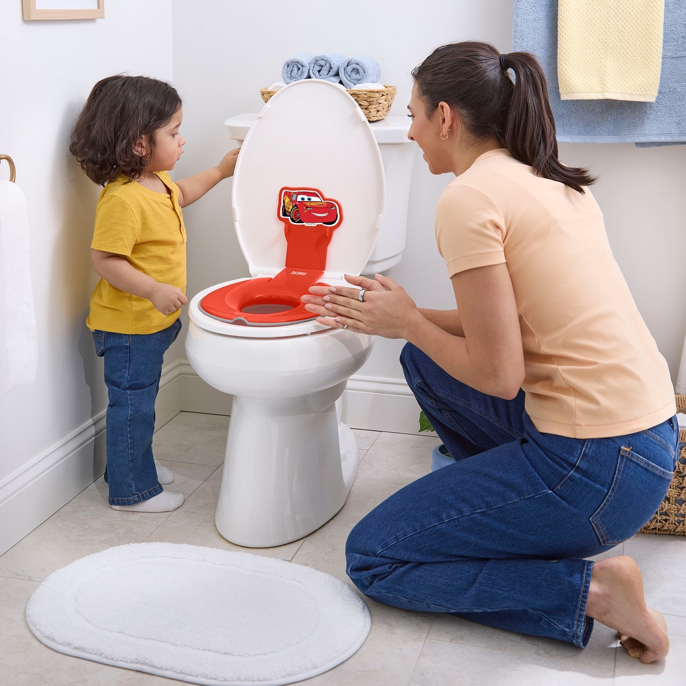 Bright Starts Toilettentrainer »Disney Baby Flip & Sit Toilettensitz - Cars«