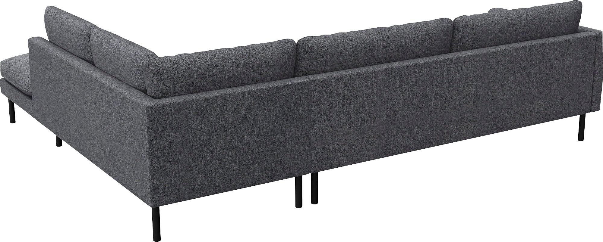 FLEXLUX Ecksofa »Bolzano, elegant und bequem, L-Form«, Sitzaufbau mit Kaltschaum & Stahl-Wellen, lose Sitz -& Rückenkissen