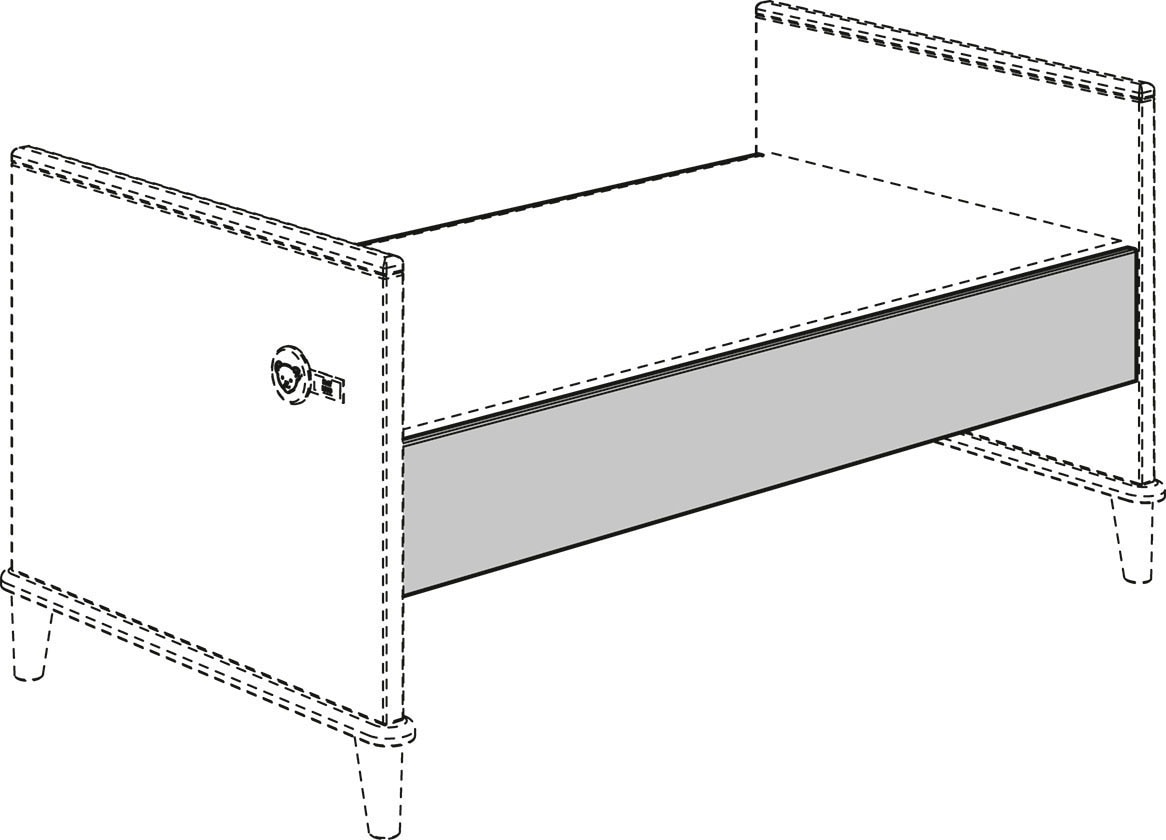 PAIDI Umbauseiten »"Lotte & Fynn"«, für den Umbau vom Babybett zum Juniorbett oder Kindersofa