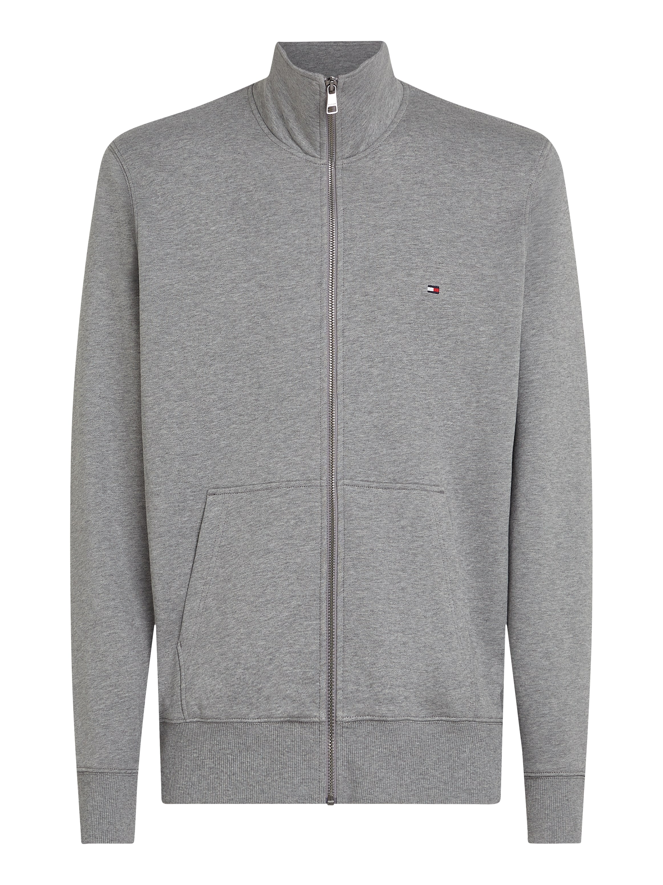 Tommy Hilfiger Sweatjacke »ESSENTIAL TERRY ZT STAND COLLAR«