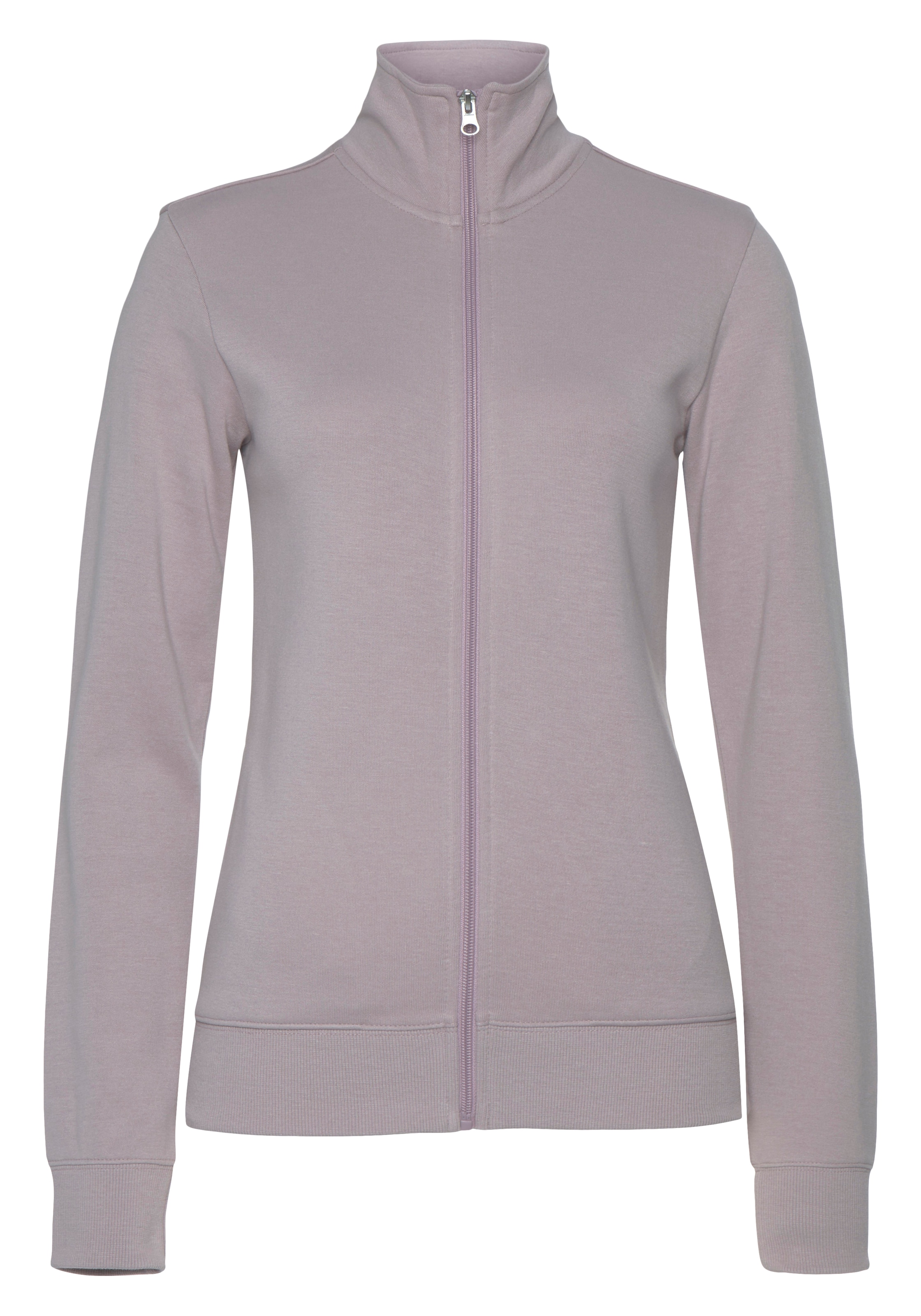 Bench. Loungewear Sweatjacke, mit bestickten Stehkragen, Loungeanzug