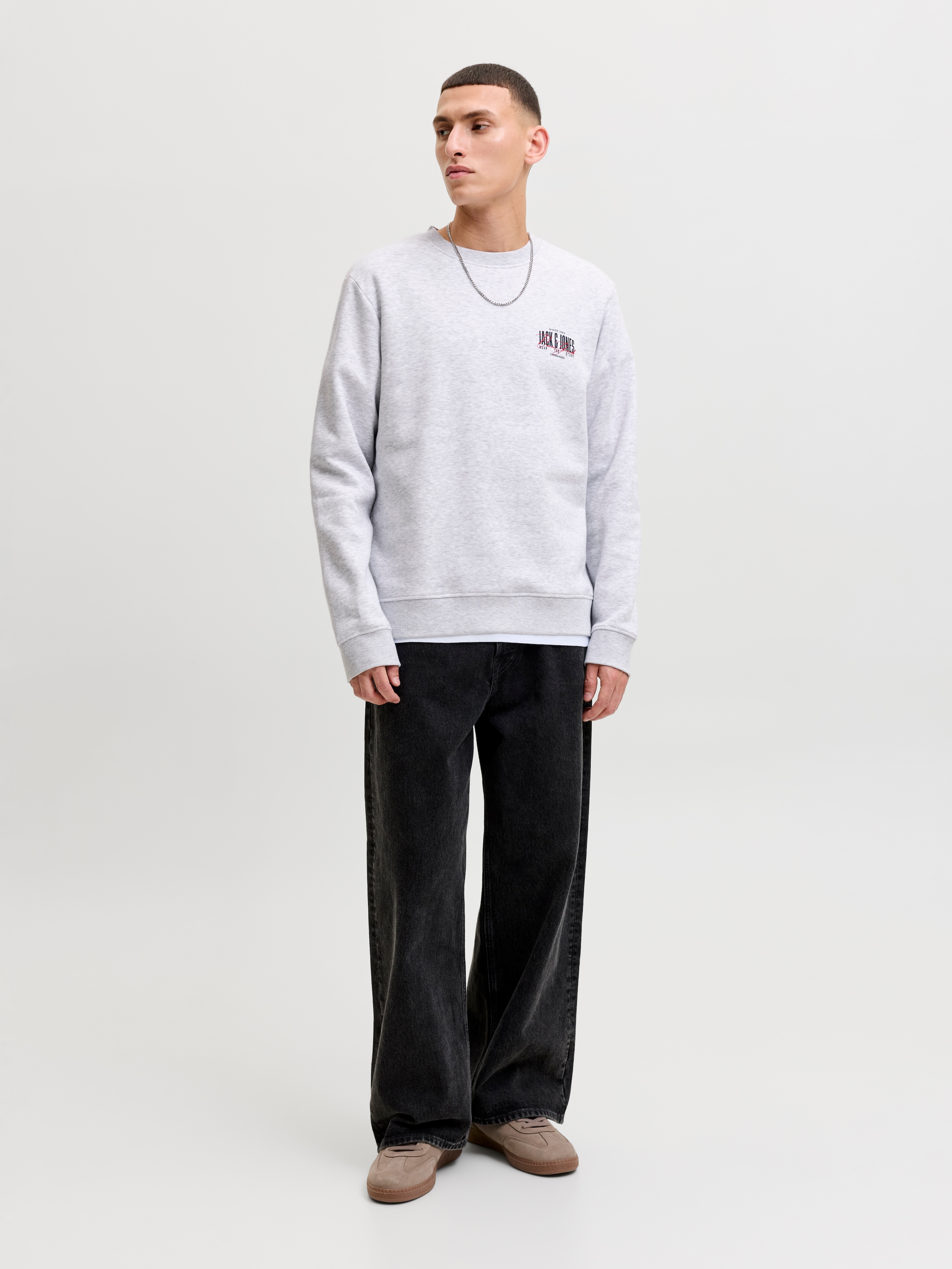 Jack & Jones Sweatshirt »JJAERO SWEAT CREW NECK 3PK MP«, 3 Materialmix,
