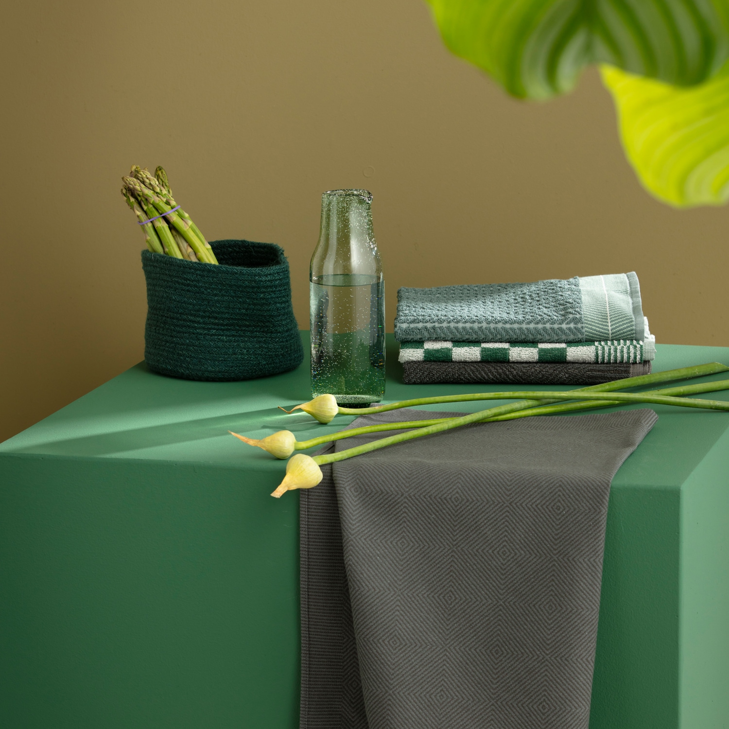 DDDDD Geschirrtuch »DDDDD Cisis Küchentuch 50 x 55 (6 Stück)« schnell trocknend, 100% Baumwolle, mit subtilem Muster