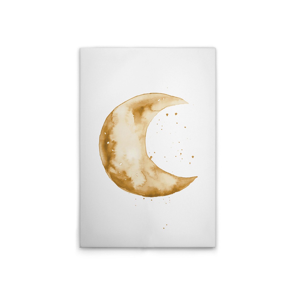 A.S. Création Leinwandbild »Golden Crescent - Wandbild Weiß Gelb Gold Keilr günstig online kaufen