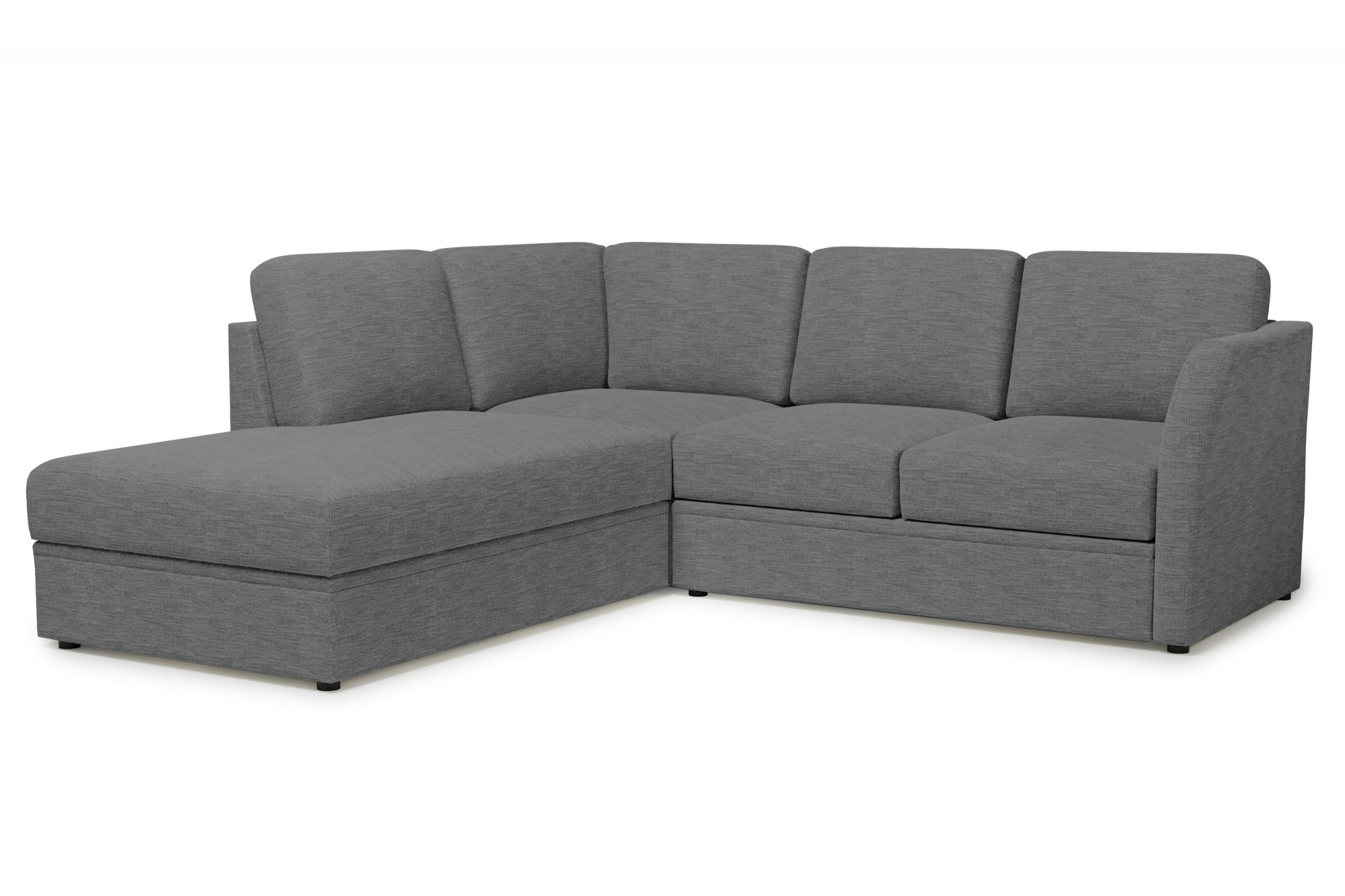 Home affaire Ecksofa »Lavars, L-Form, Schlafsofa«, mit Bettfunktion und Stauraum, in zwei verschiedenen Bezugsqualitäten