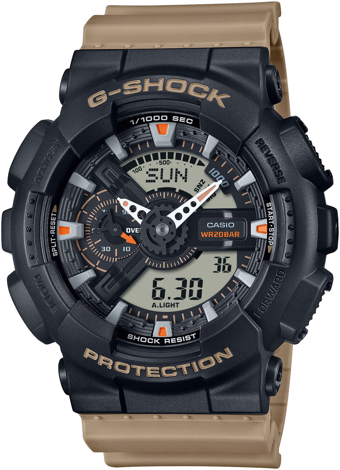 CASIO G-SHOCK Chronograph, Quarzuhr, Armbanduhr, Herrenuhr, digital,Resinba günstig online kaufen