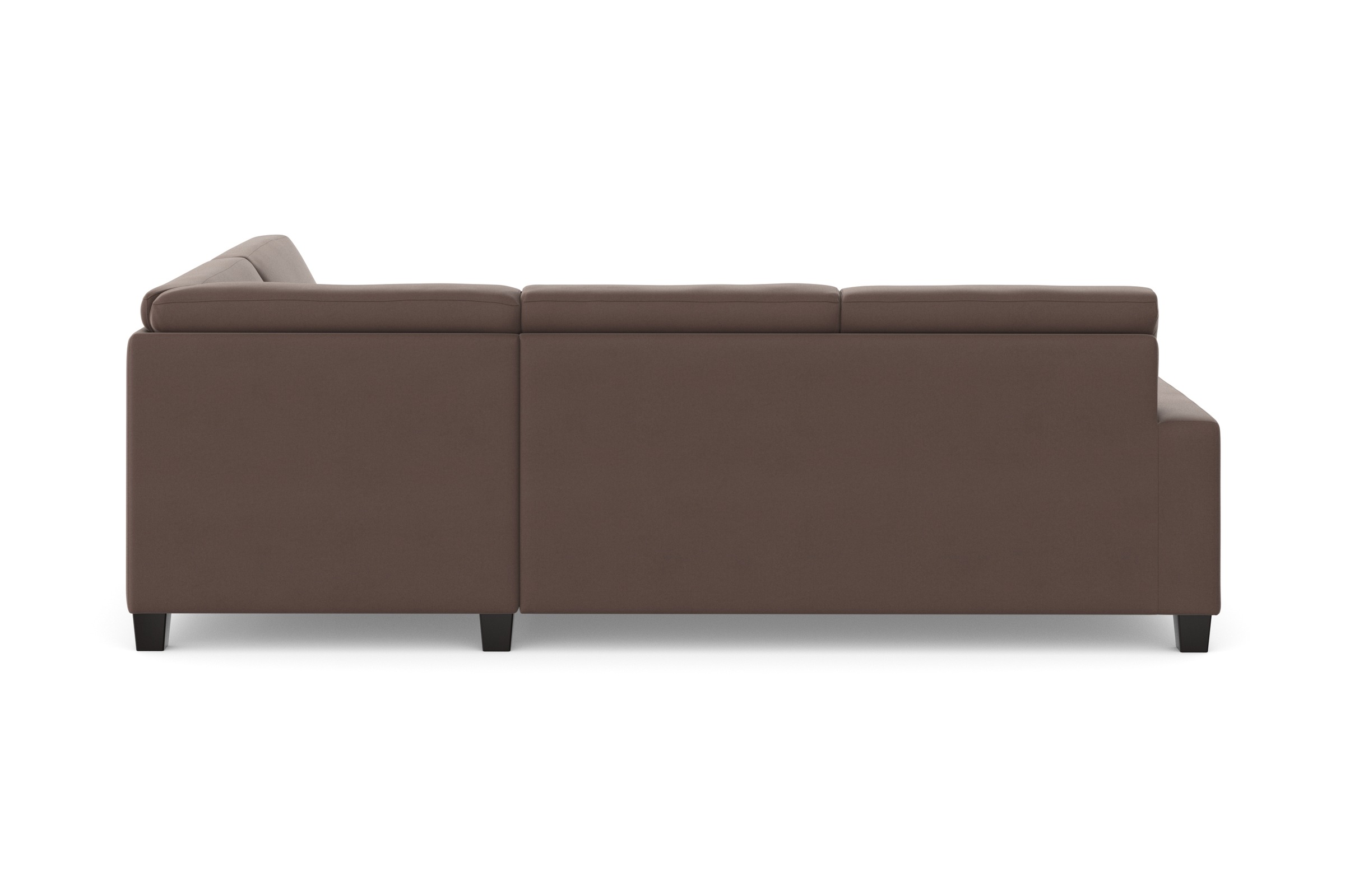 DOMO collection Ecksofa »Florentina zeitlos und elegant, Sitznähte als Designelement, L-Form«, wahlweise mit Bettfunktion, mit Kontrastnaht, Komfortsitzhöhe 47cm