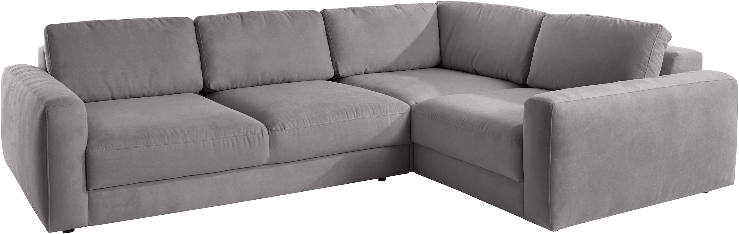Places of Style Ecksofa »Bloomfield, L-Form«, extra tiefe Sitzfläche, wahlweise mit Sitztiefenverstellung