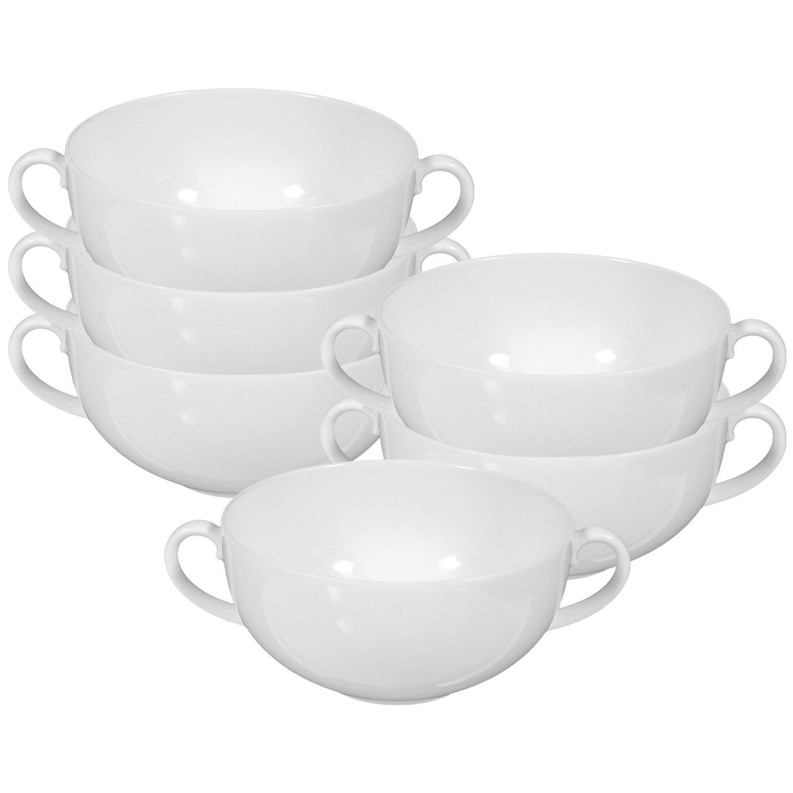 Seltmann Weiden Tasse »Suppentassen Rondo/Liane 0,36 l 6er Set weiß« günstig online kaufen
