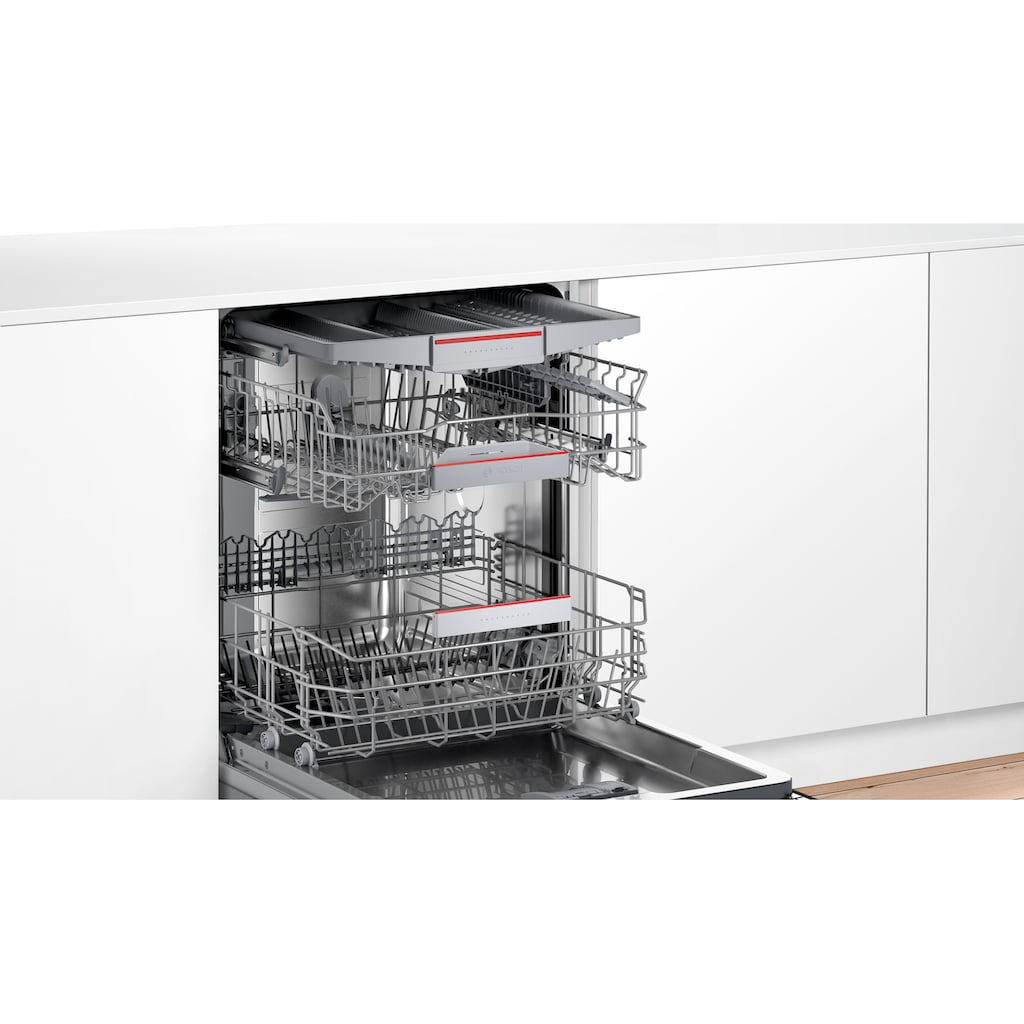 BOSCH teilintegrierbarer Geschirrspüler »SMI4HCS48E«, Serie 4, SMI4HCS48E, 14 Maßgedecke