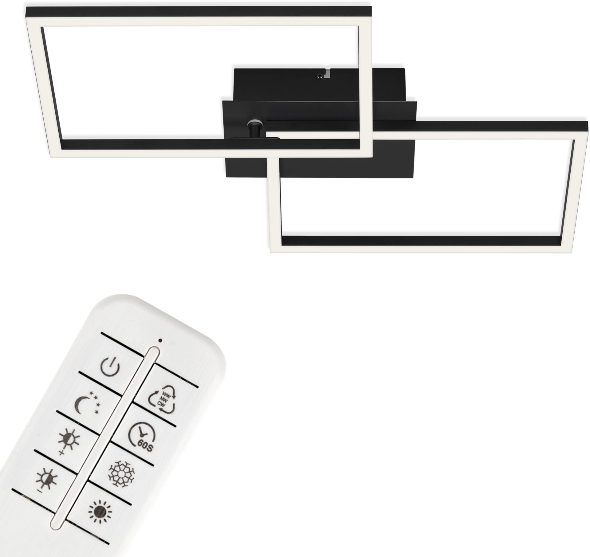 Briloner Leuchten LED Deckenleuchte »3149015 FRAME«, Leuchtmittel LED-Board günstig online kaufen