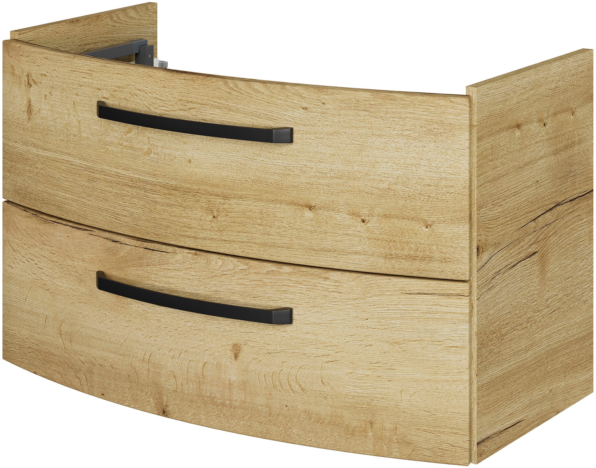 Saphir Badmöbel-Set »Serie 4010 5-teilig Keramik-Waschtisch mit LED-Spiegelschrank«, (Set), Bad Set mit Unterschrank, Hängeschrank, Midischrank, inkl. Türdämpfer