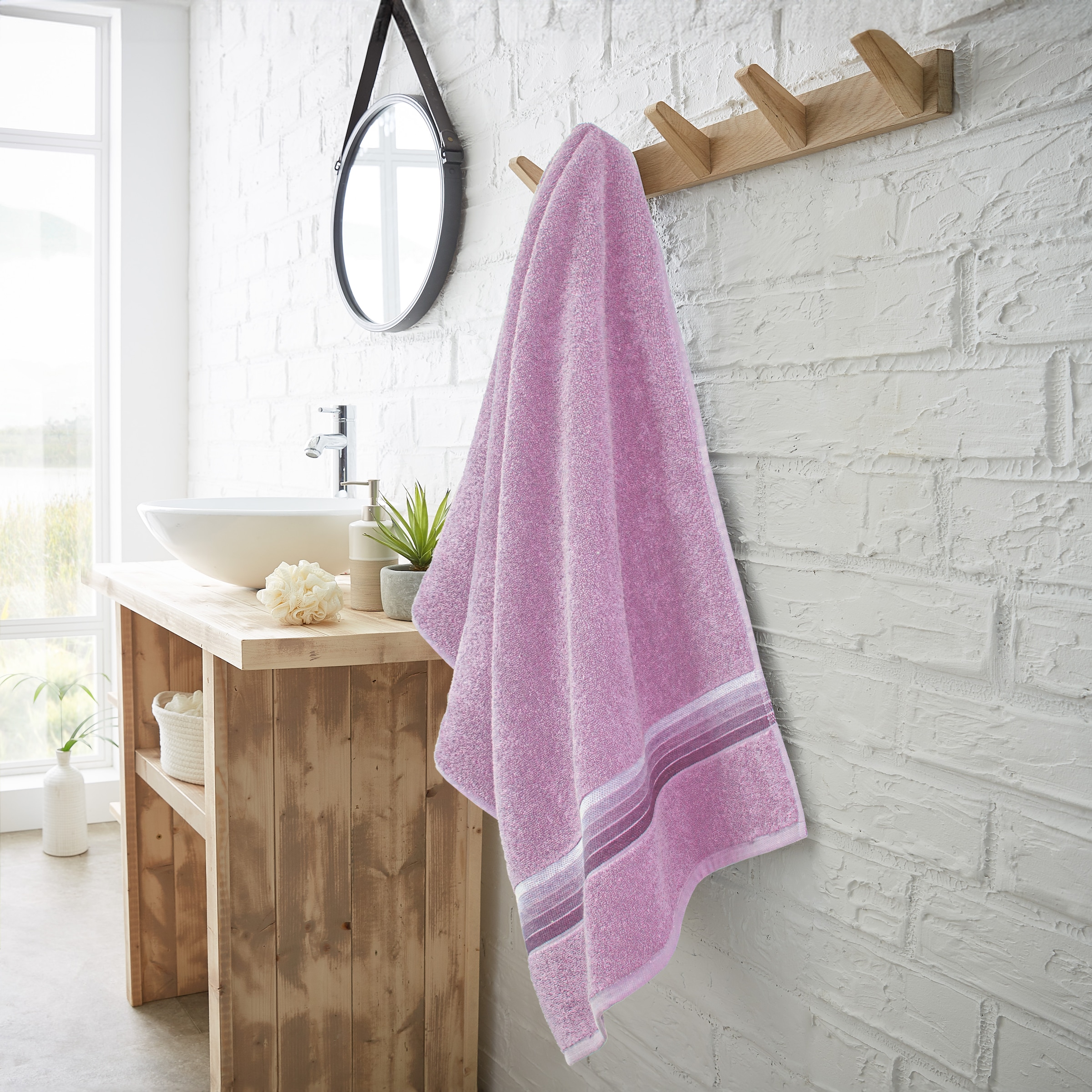 Dyckhoff Handtuch Set »Chenille«, Set, 6 tlg., Frottier, Set beinhaltet: 4x Handtuch (50x100cm) und 2x Duschtuch (70x140cm)