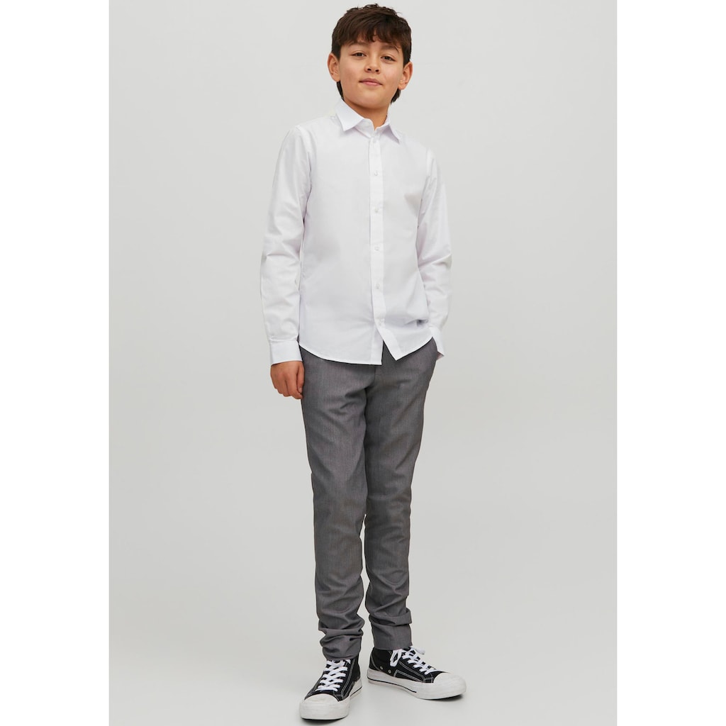 Jack & Jones Junior Langarmhemd »JJJOE SHIRT LS PLAIN NOOS JNR«