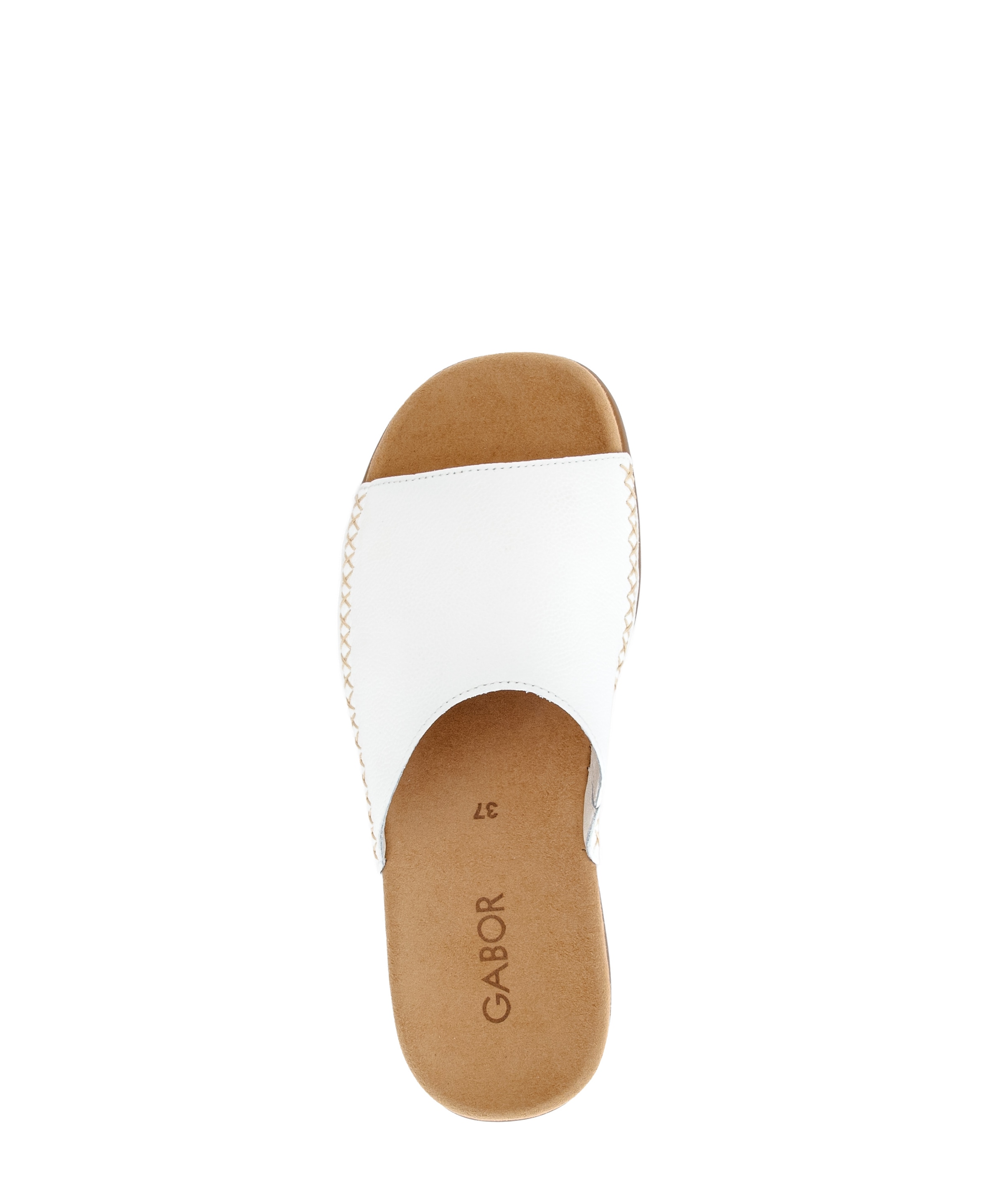 Gabor Pantolette  Sommerschuh, Schlüpfschuh mit Kontrastnähten