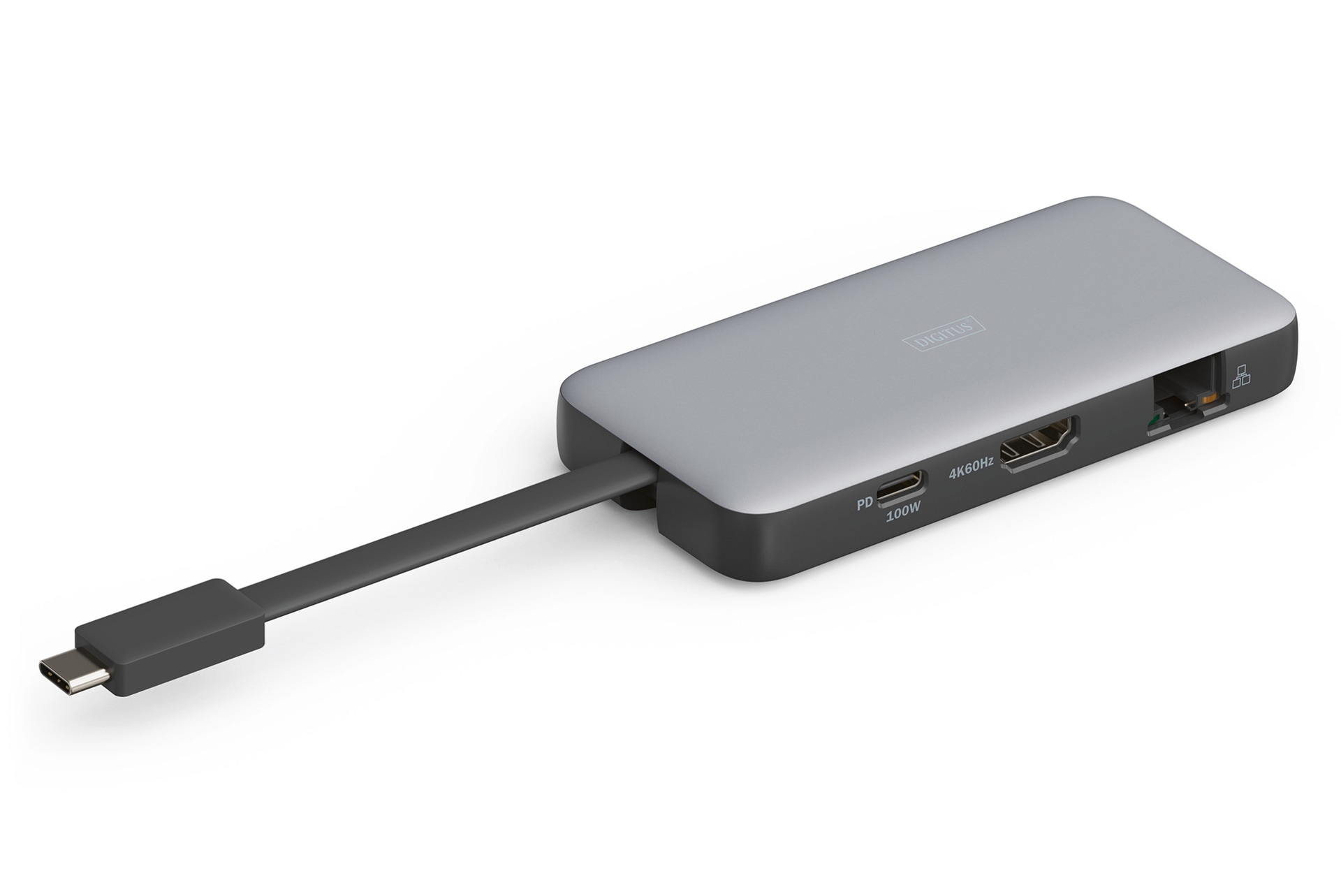 Digitus Laptop-Dockingstation »USB-C Travel Docking Station, 7-Port, HDMI, USB, RJ45«