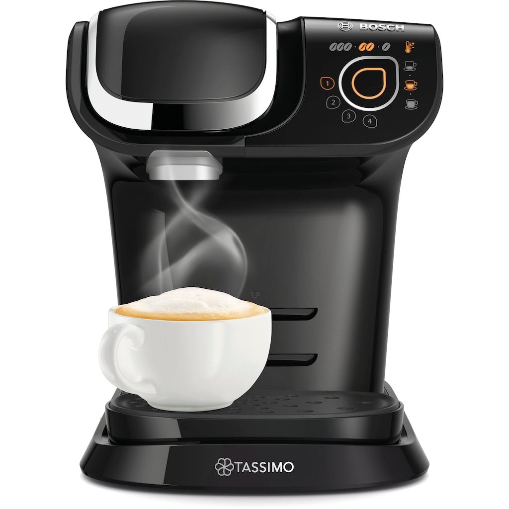 TASSIMO Kapselmaschine »My Way 2 TAS6502«, Kaffeemaschine by Bosch, schwarz, mit Wasserfilter, über 70 Getränke, Personalisierung