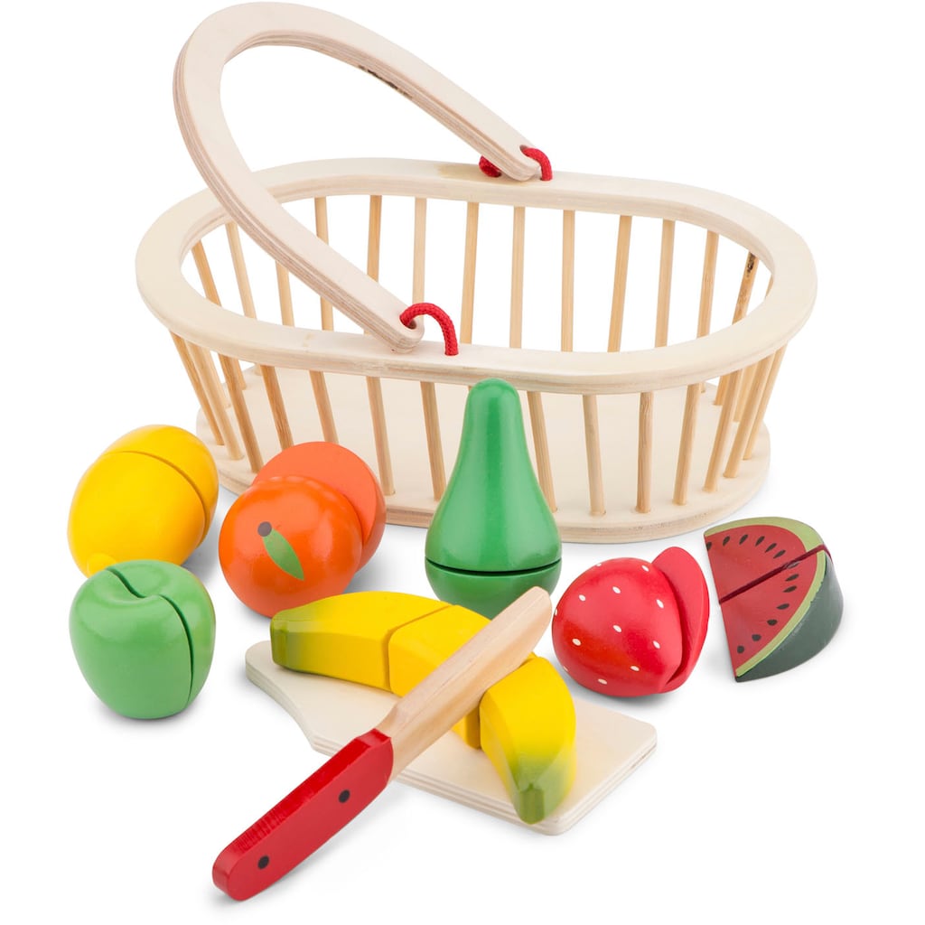 New Classic Toys® Spiellebensmittel »Holzspielzeug, Bon Appetit - Schneideset Obst«, (10 tlg.)