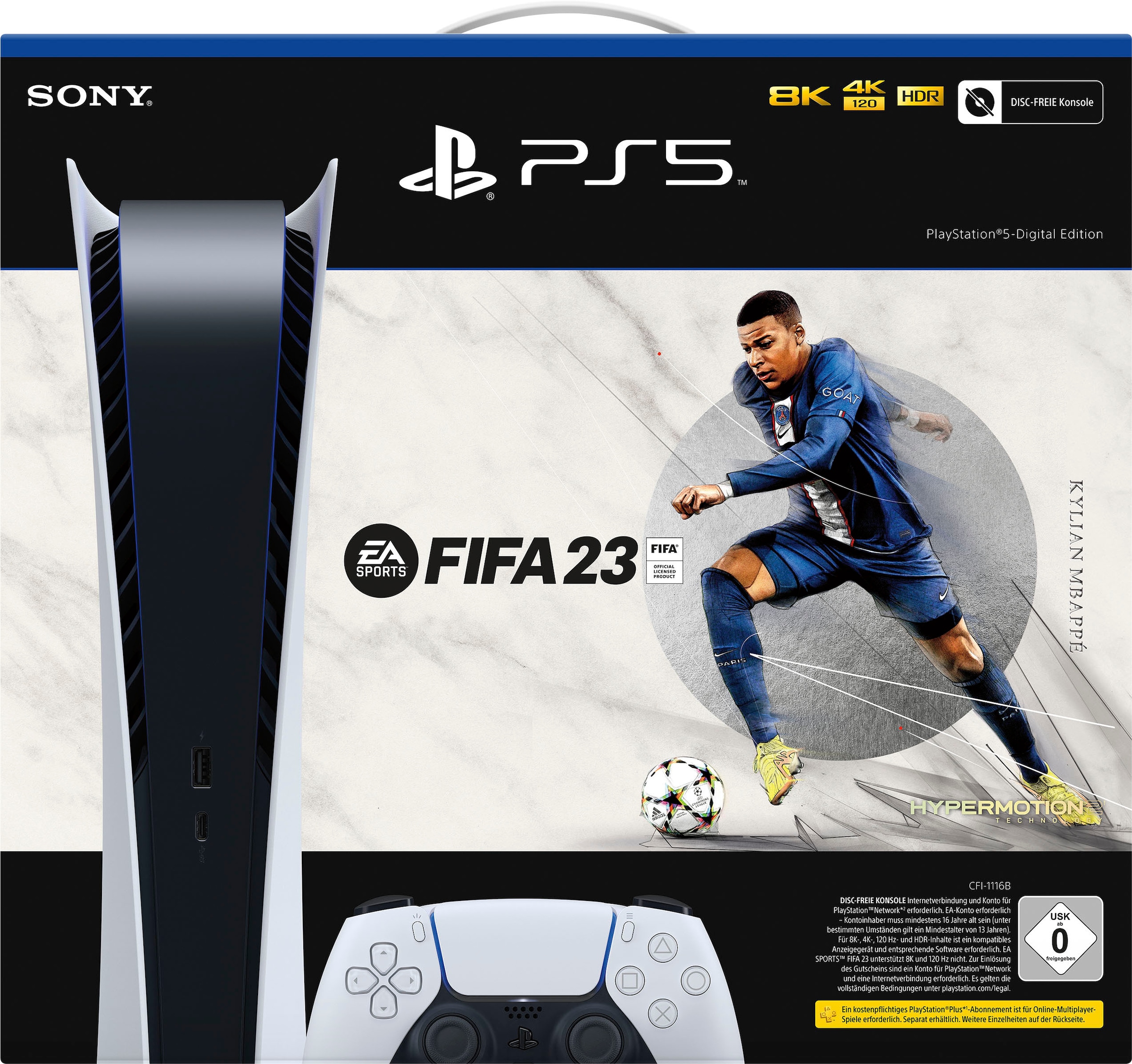Konsolen-Set »-Digital Edition«, inkl. FIFA 23 (Download Code)