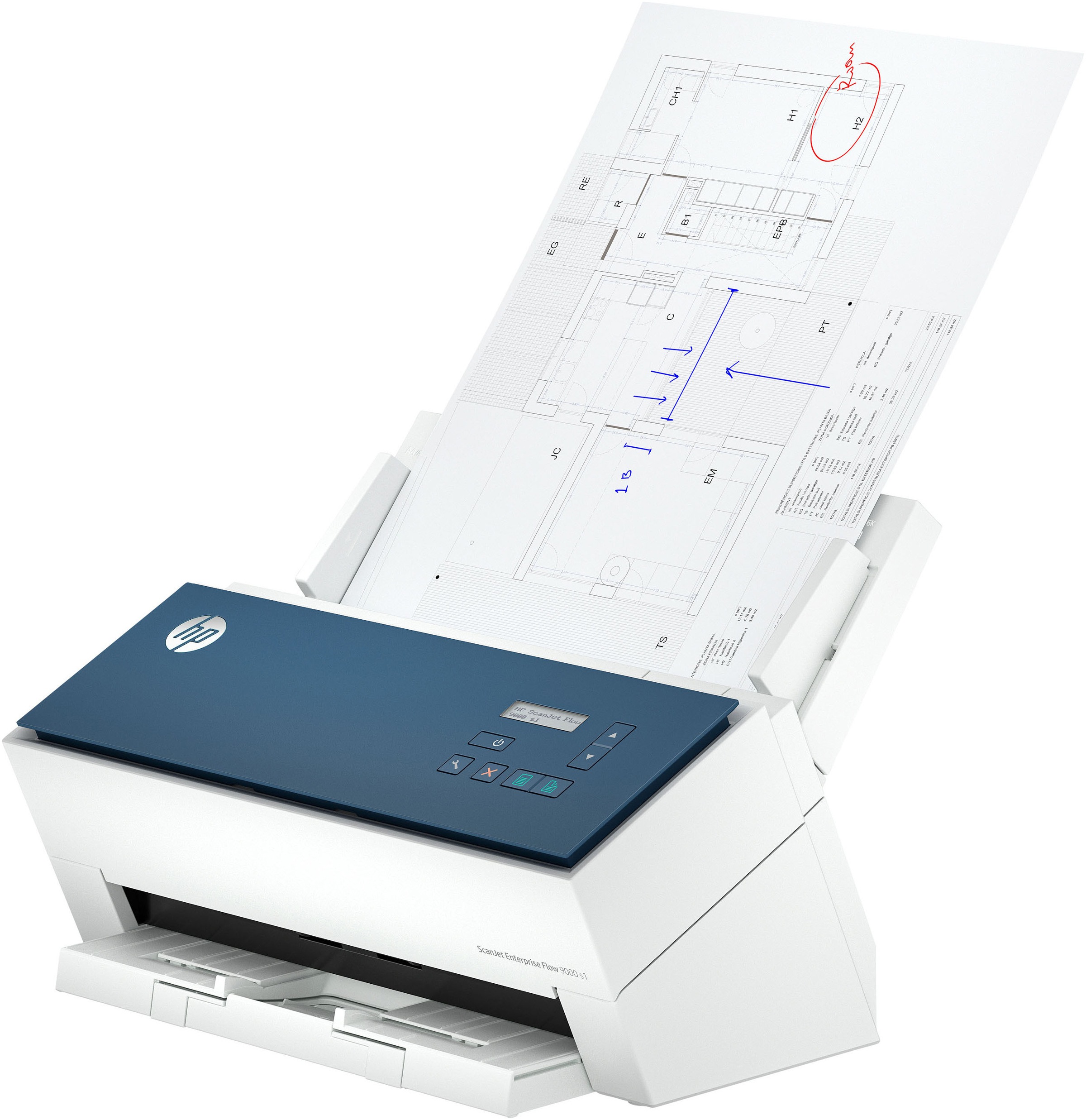 HP Scanner »ScanJet Enterprise Flow 9000 s1«