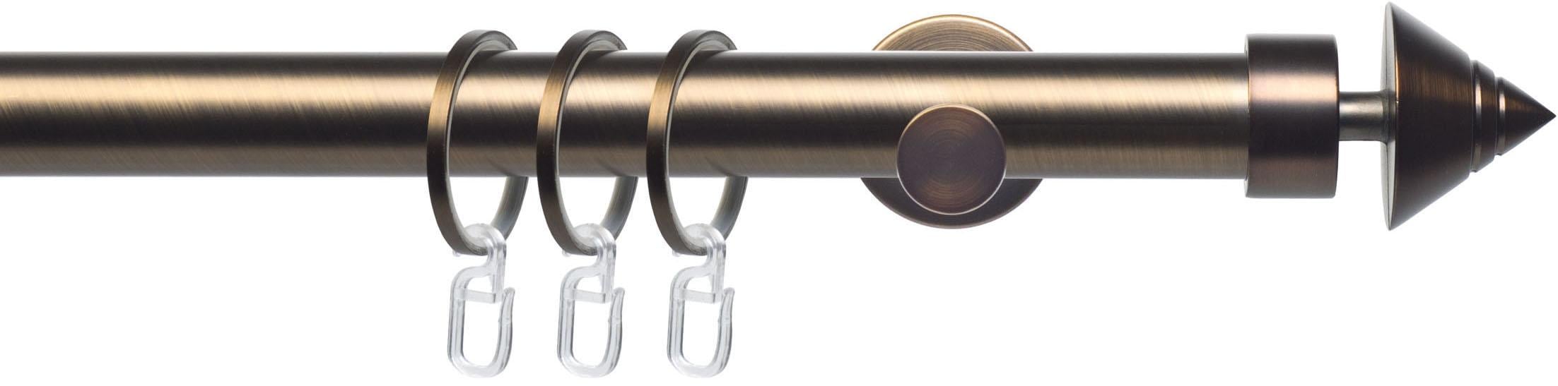 Gardinenstange LIEDECO "CELKEGEL01SG1L" Gr. 1, braun (bronzefarben), L:120cm Ø:25mm