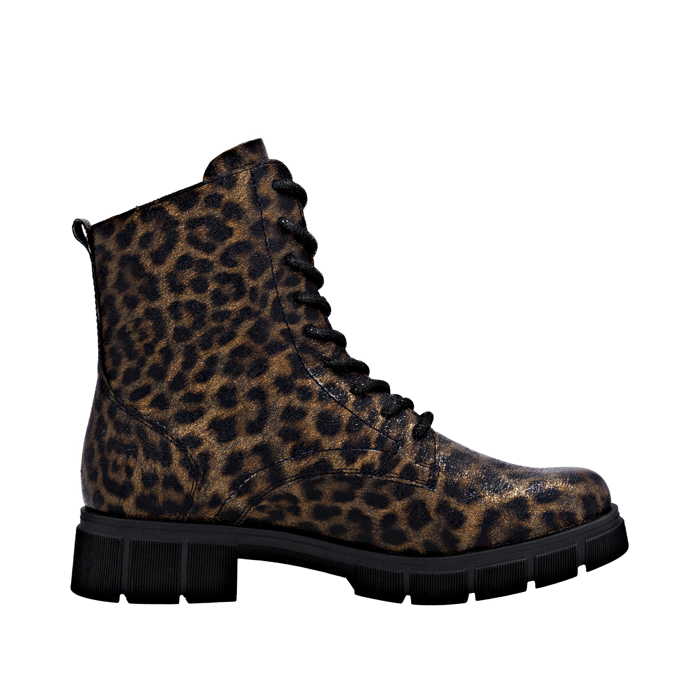 Remonte Schnürstiefelette, Schnürboots, Stiefelette, Profilsohle, mit Glitzer-Schnürsenkel