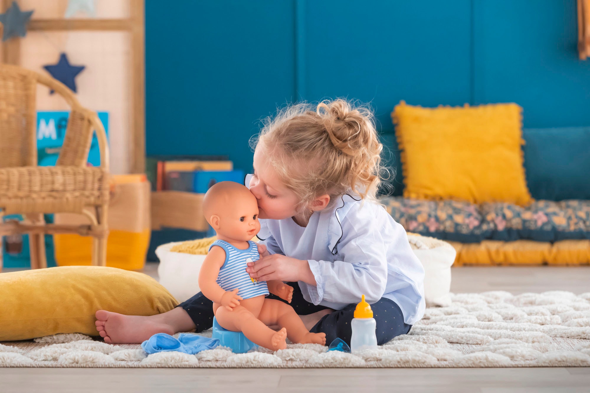 Corolle® Babypuppe »Mon Grand Poupon, Paul Trink+Näss Badebaby«, mit Vanilleduft